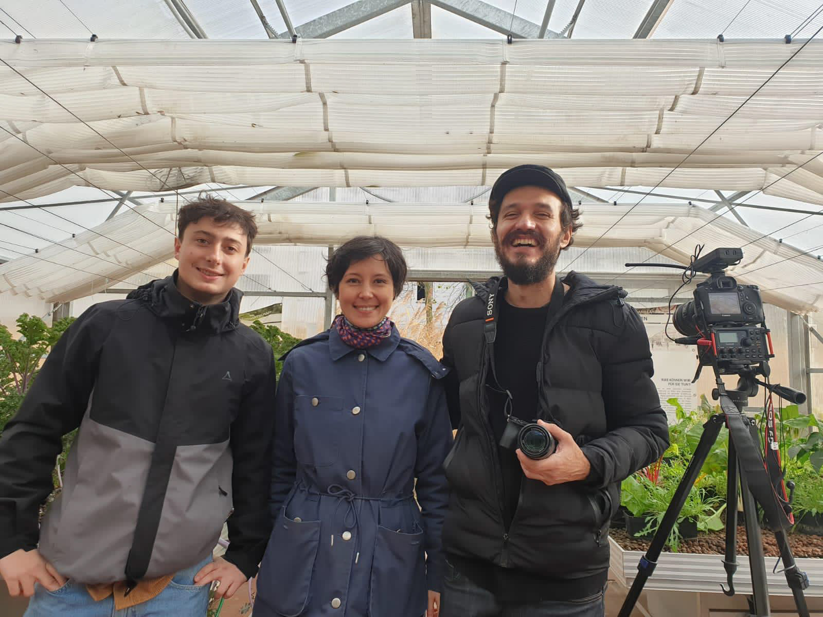 The picture team in Roof Water Farm