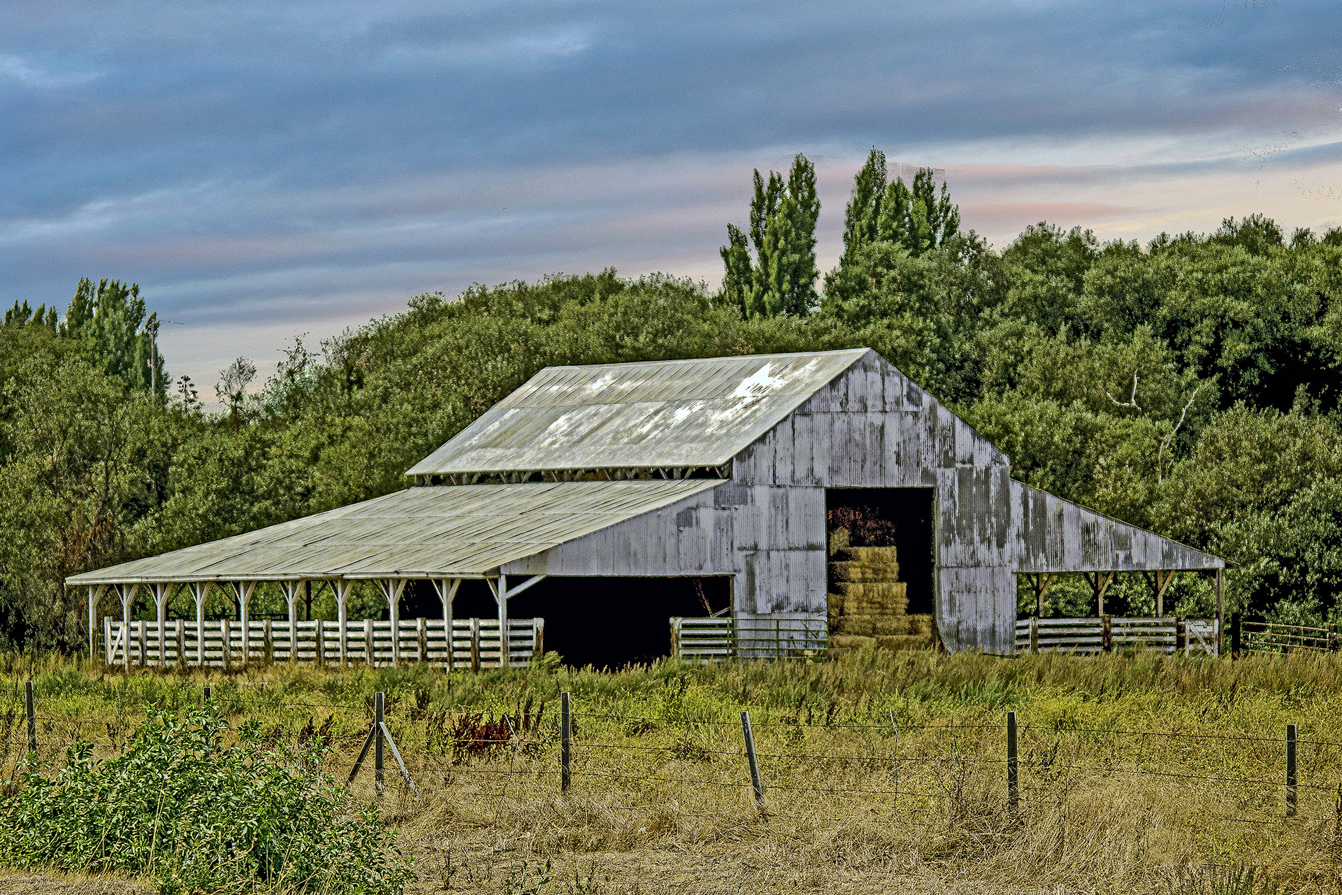 Metal Hay Barn
