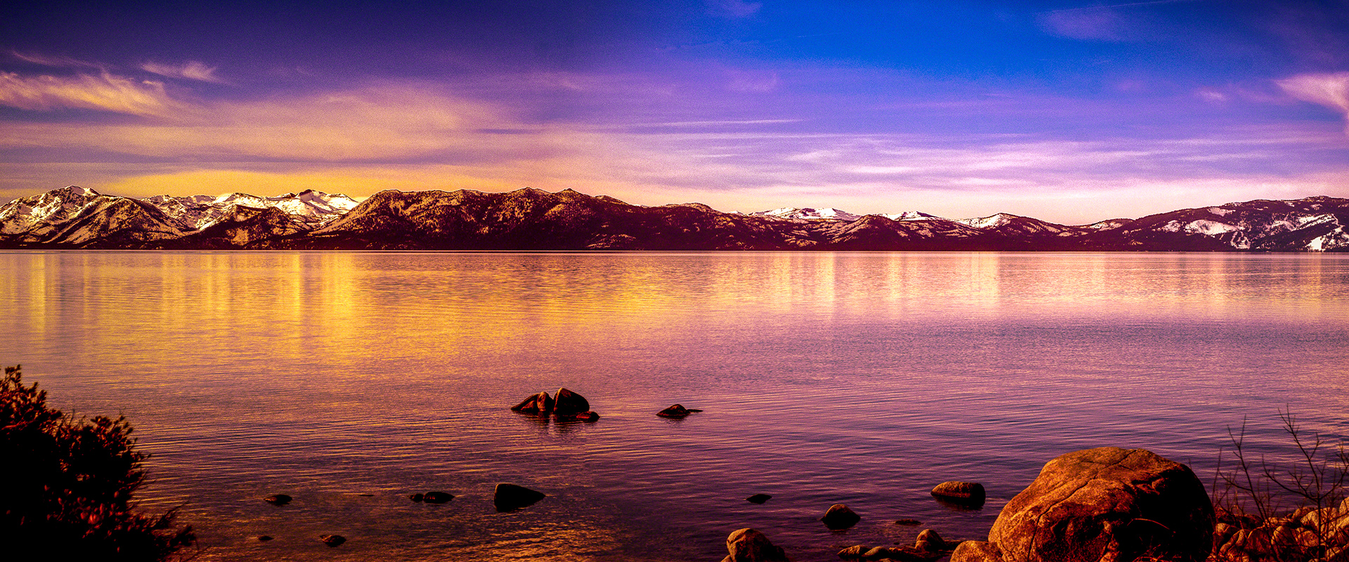 Lake Tahoe Setting Sun