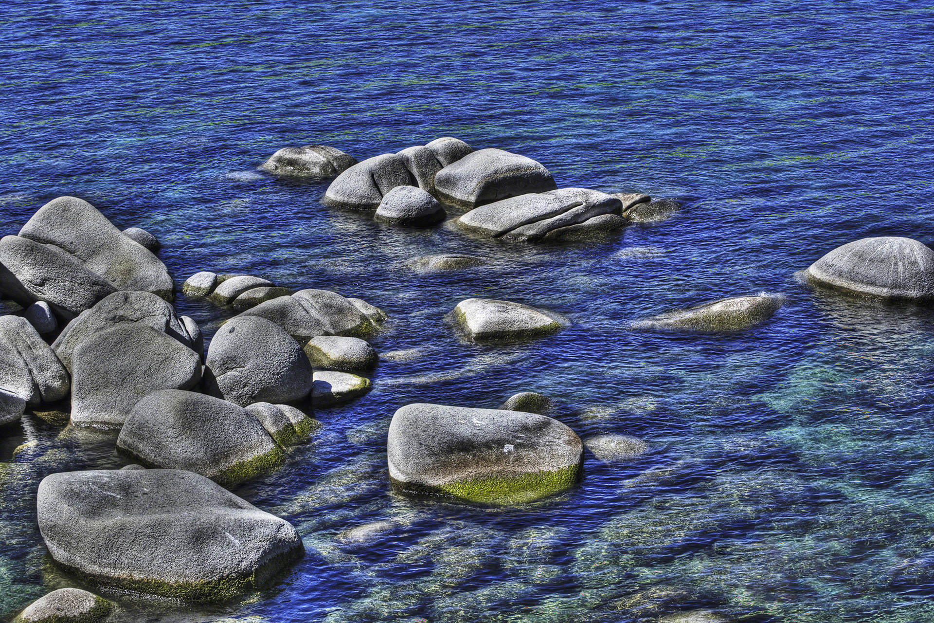 Sand Harbor Electric Blue