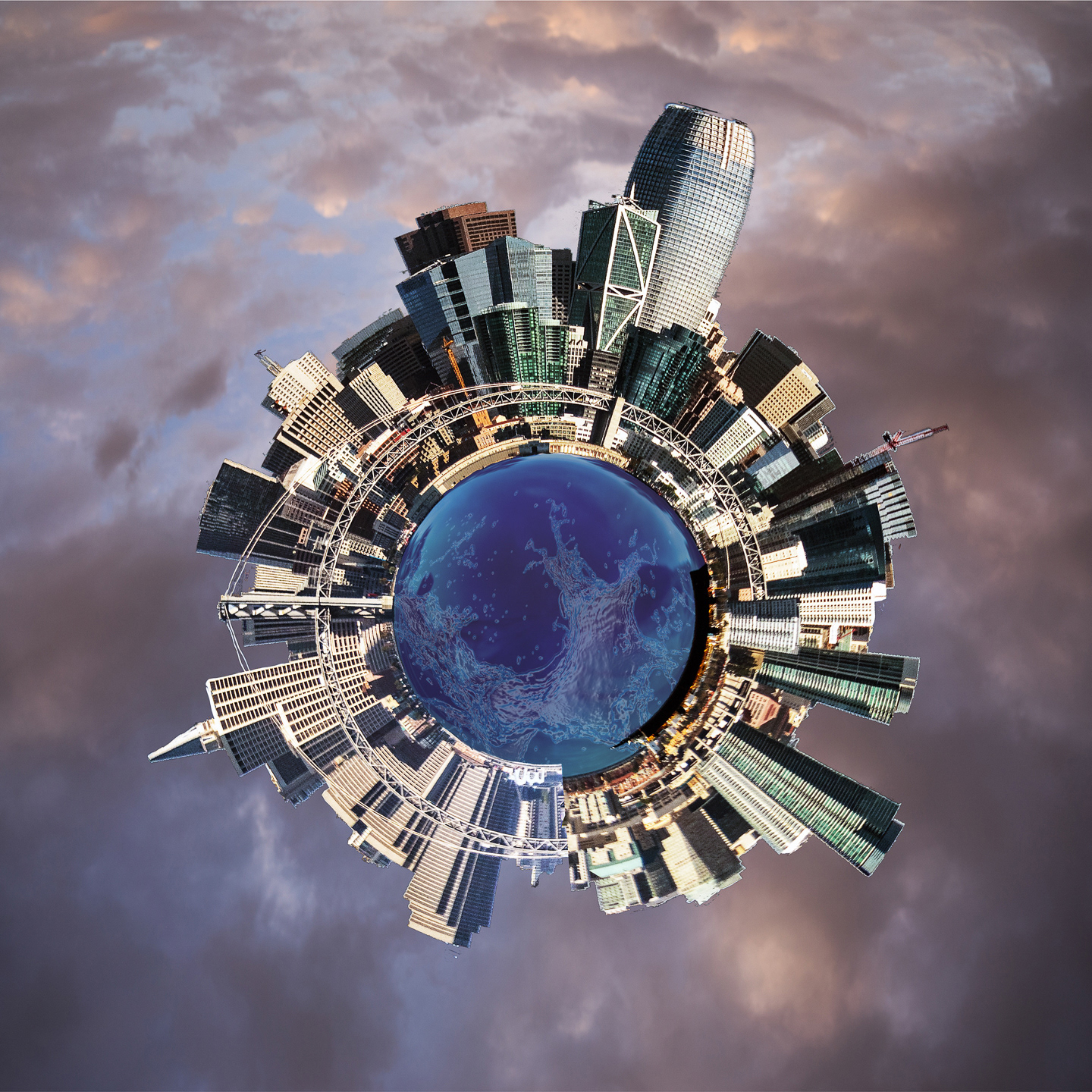 San Fran Small Planet Water Bubble