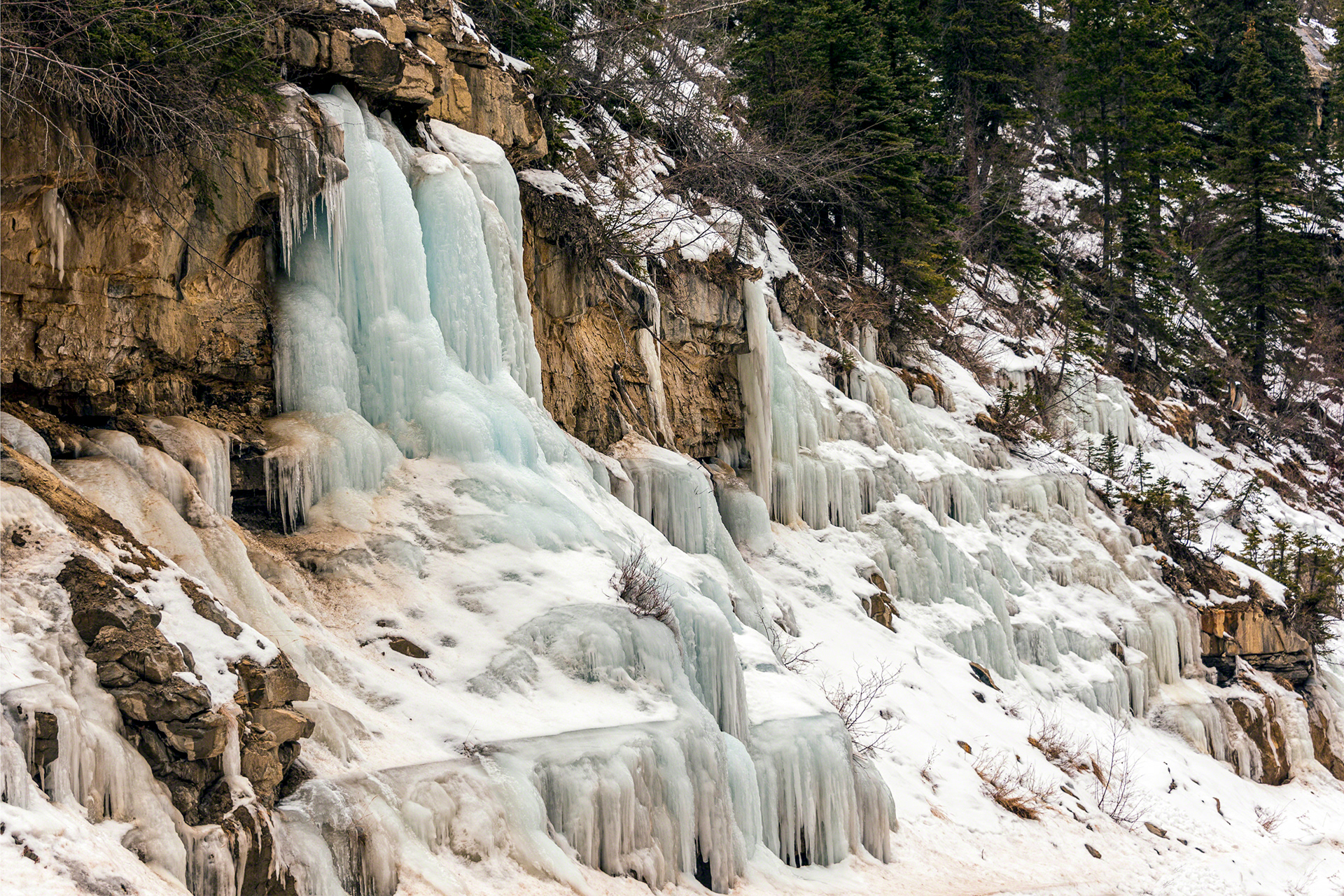 Frozen Waterfall Utah