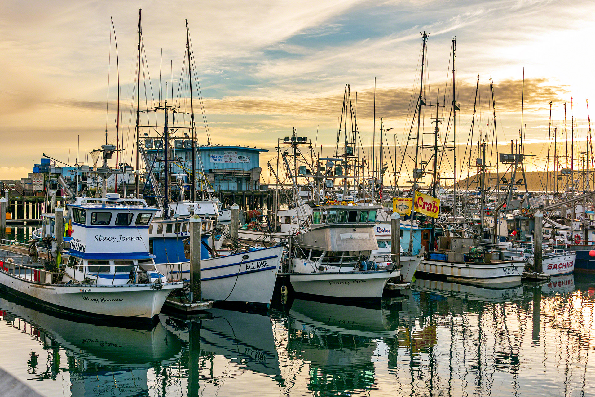 Crab Boats at Pillar Point