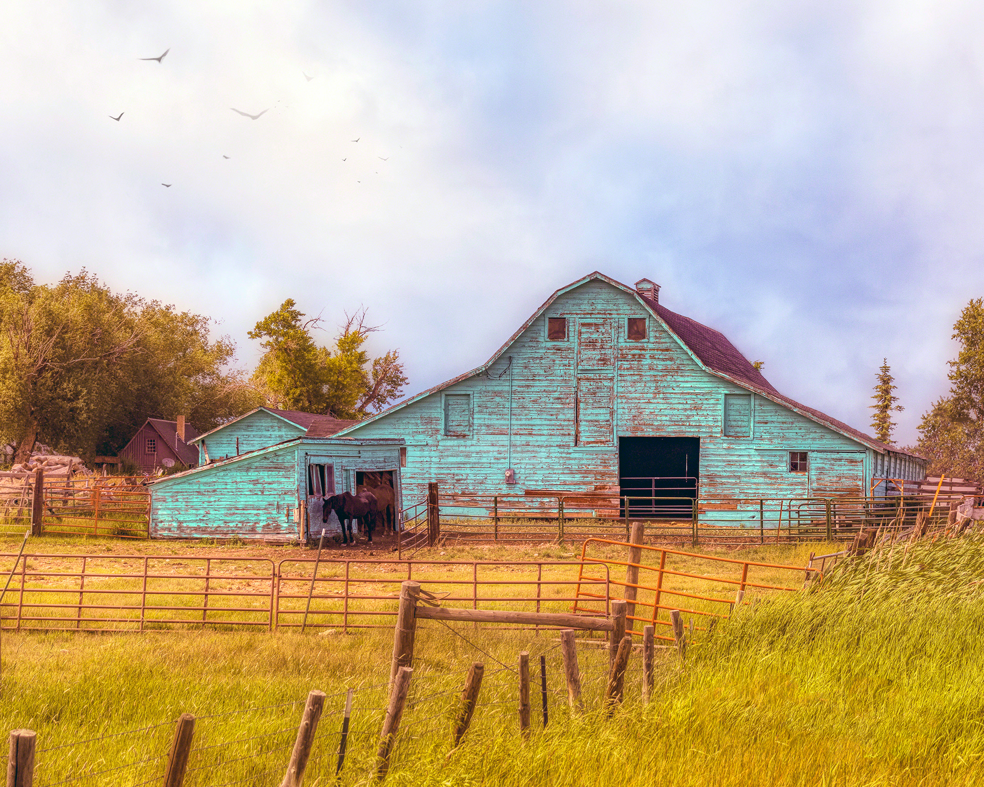 Big Green Utah Barn
