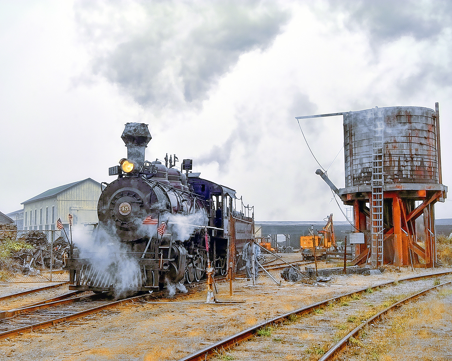 Steam Train Morning