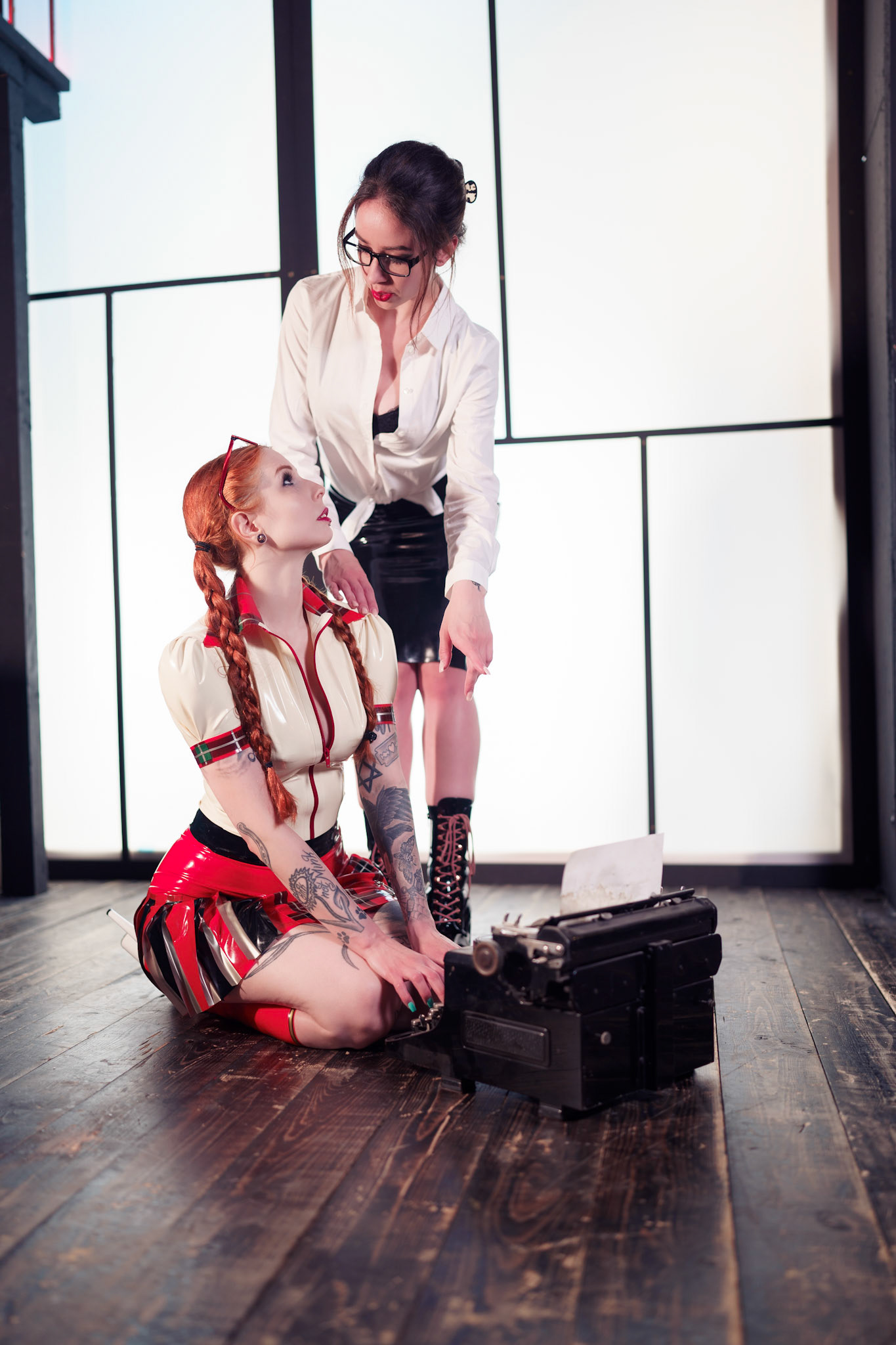 Salvation - @salvationfetishmodel & Sina - @sina.vision