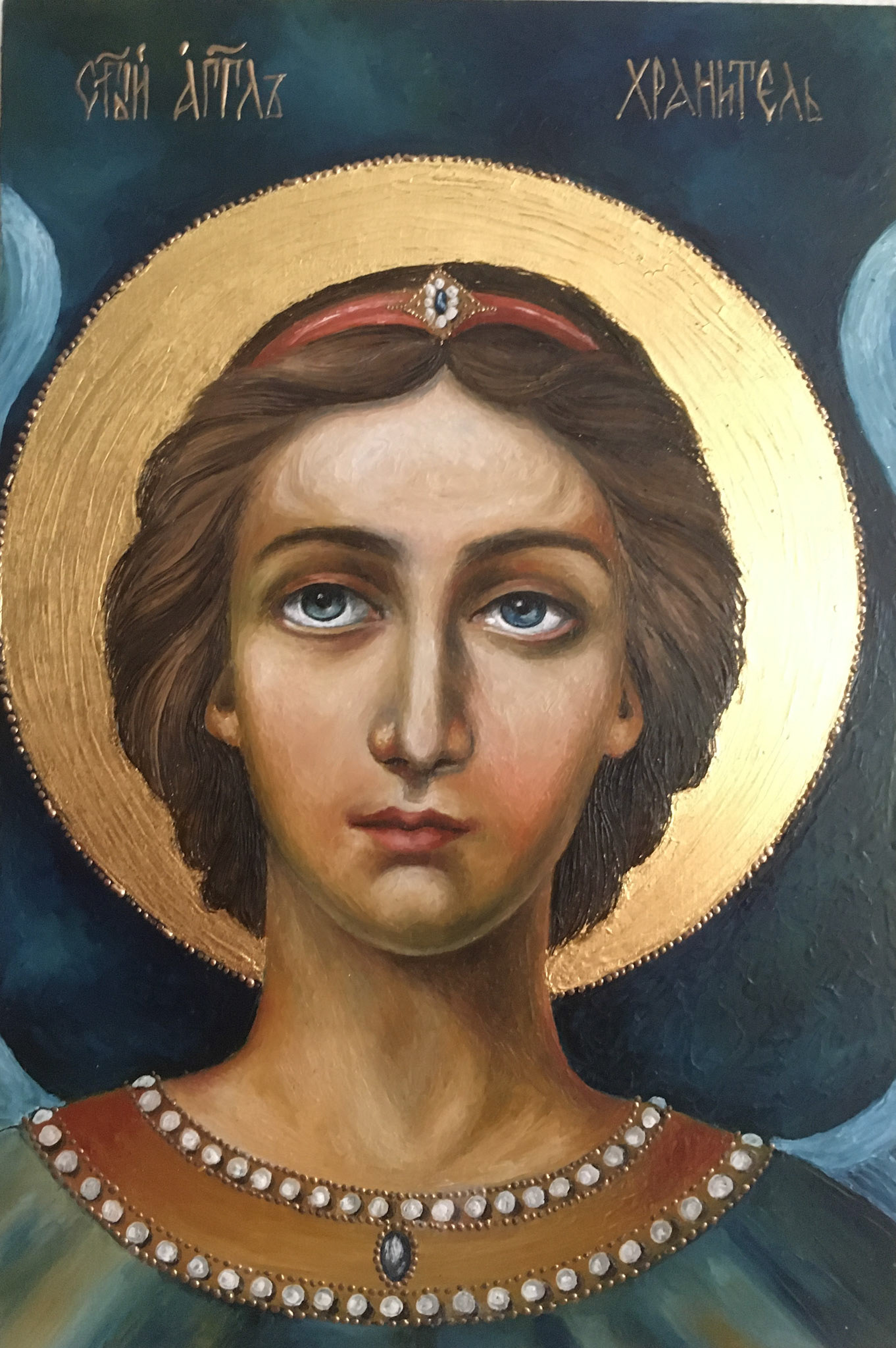 Copy of Guardian Engel,detail, 20x25x1,5cm