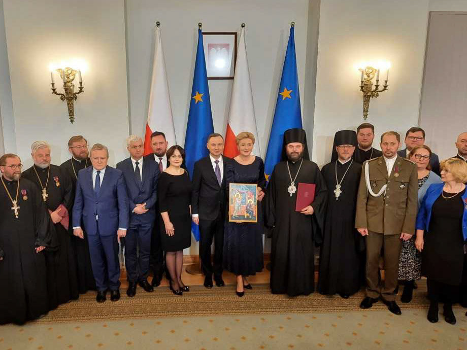 Gift of my icon to President of Poland.