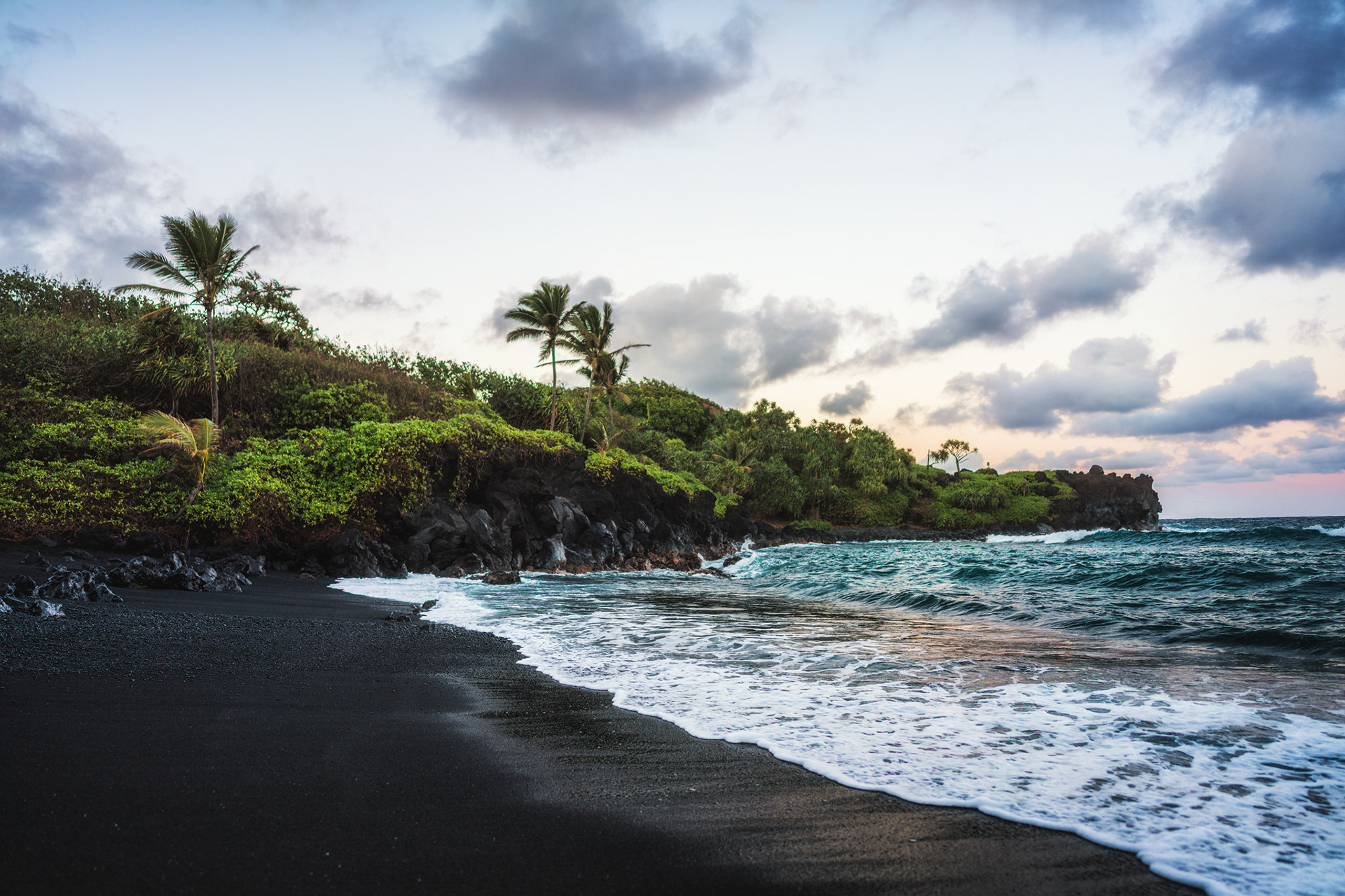 Black Sand View