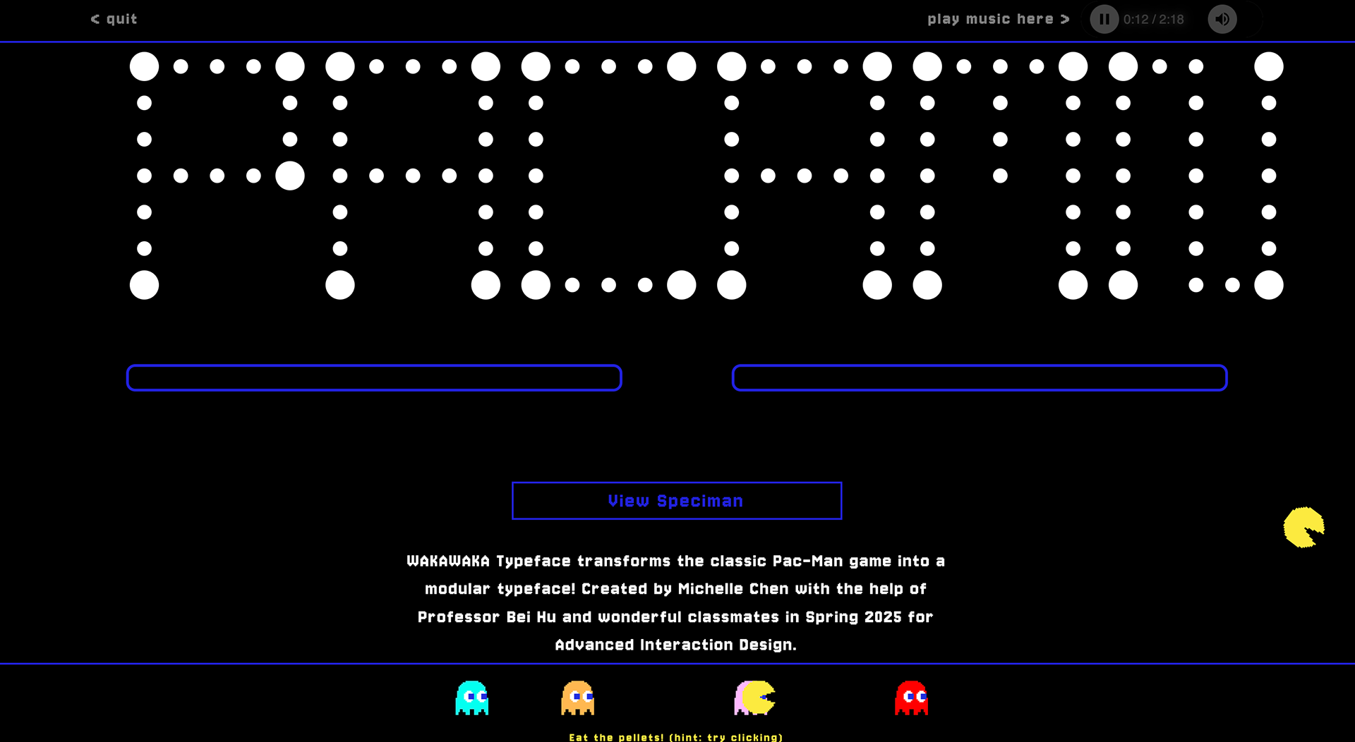 home page