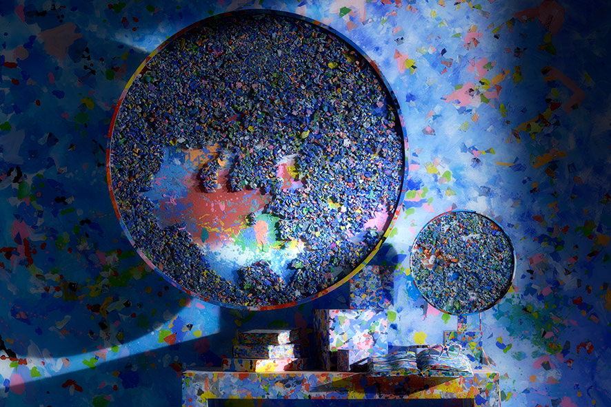 cercle Myriade, sculpture contemporaine de l'artiste Manuel Mérida