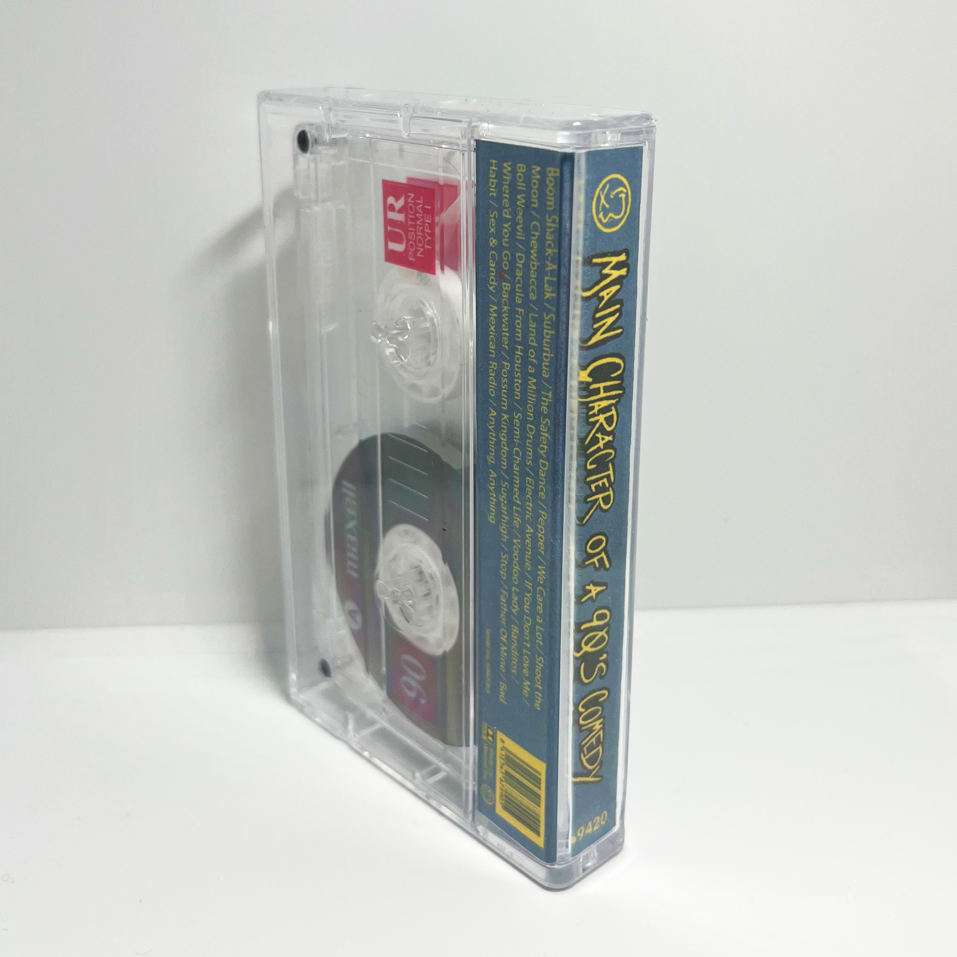 main character of a 90s comedy cassette tape graphic design austin taylor wasted inc.