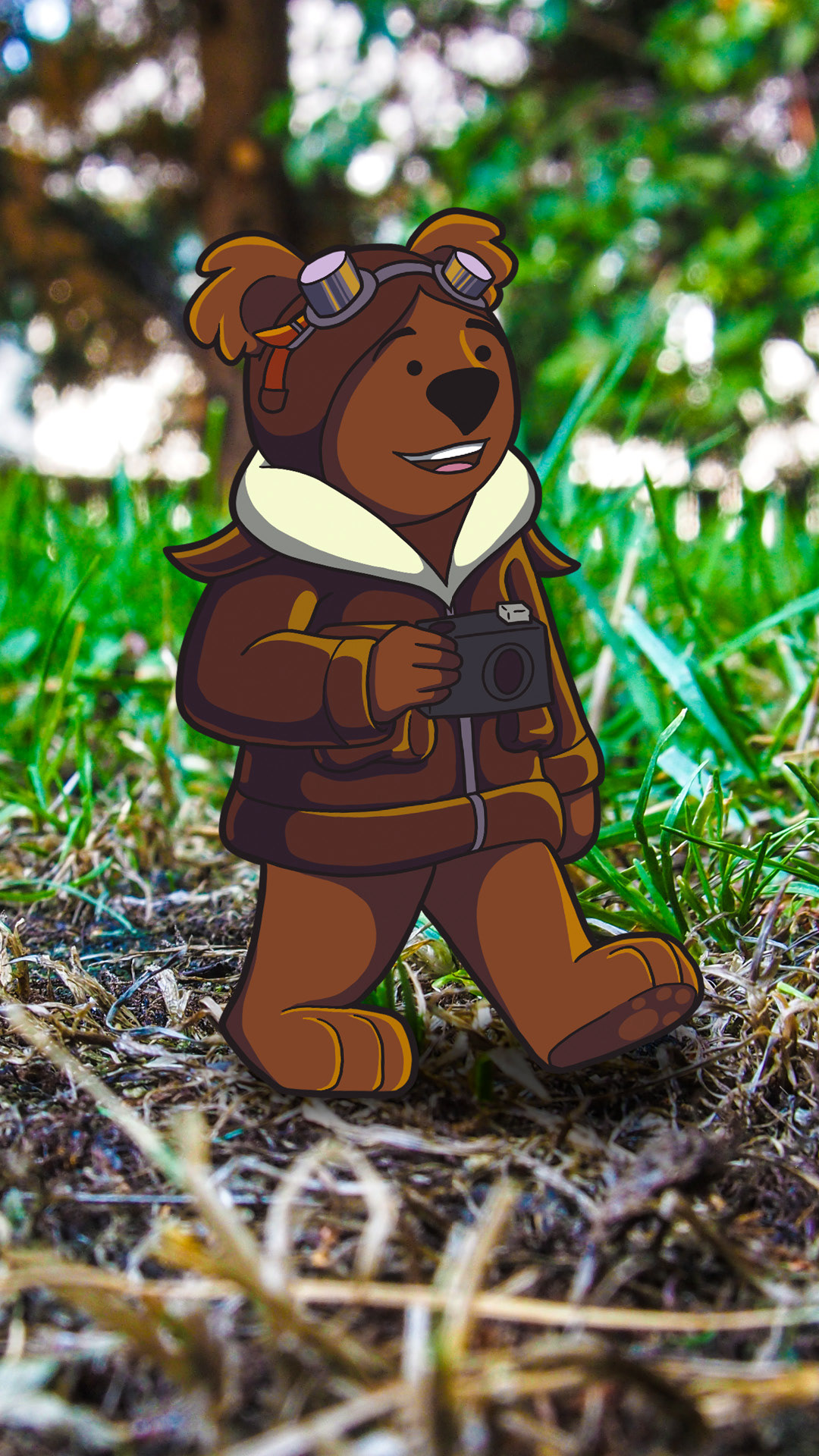 Adventure Ted enjoying a nice walk