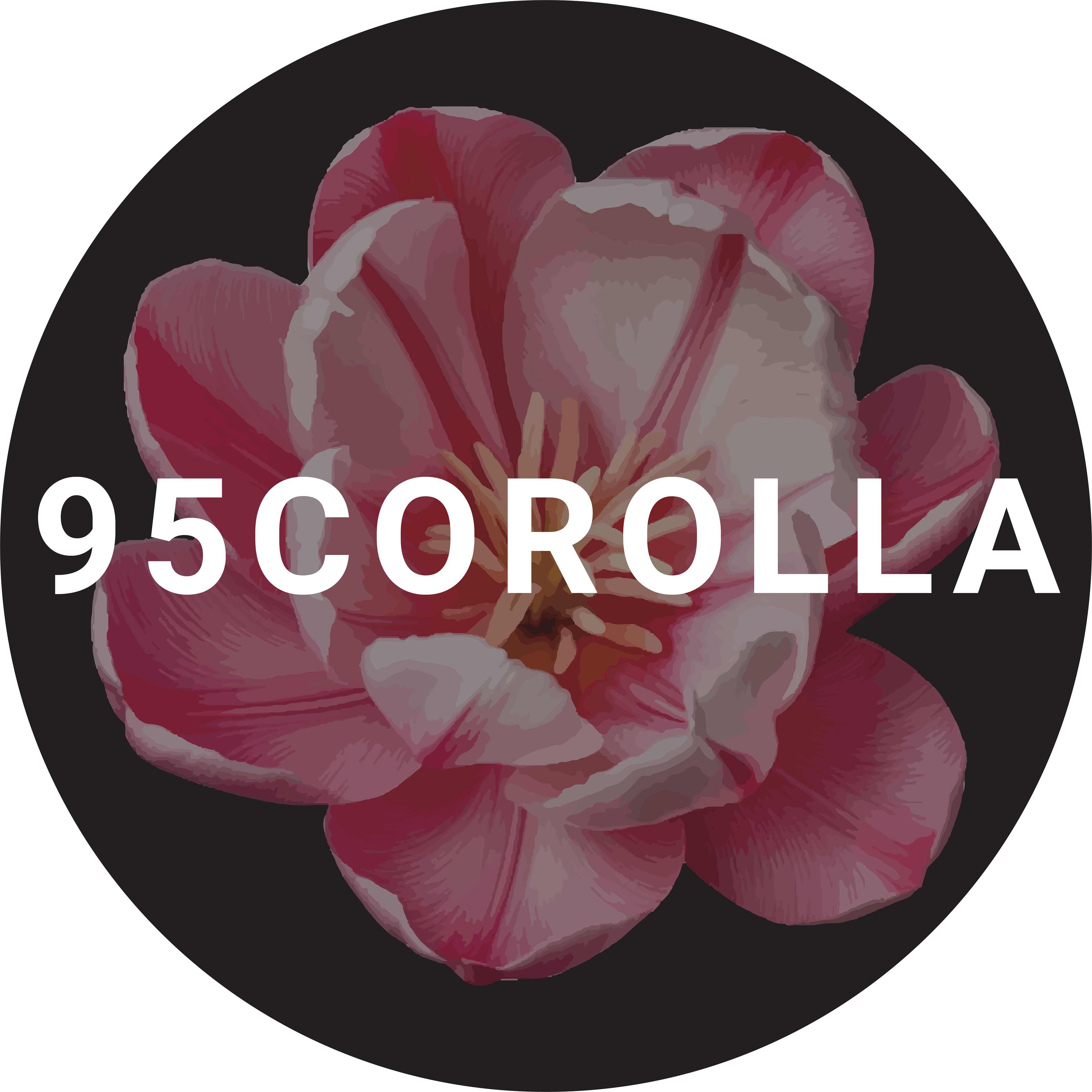 Simple image to vector conversions looks so good with flowers! They turned this one into a sticker!