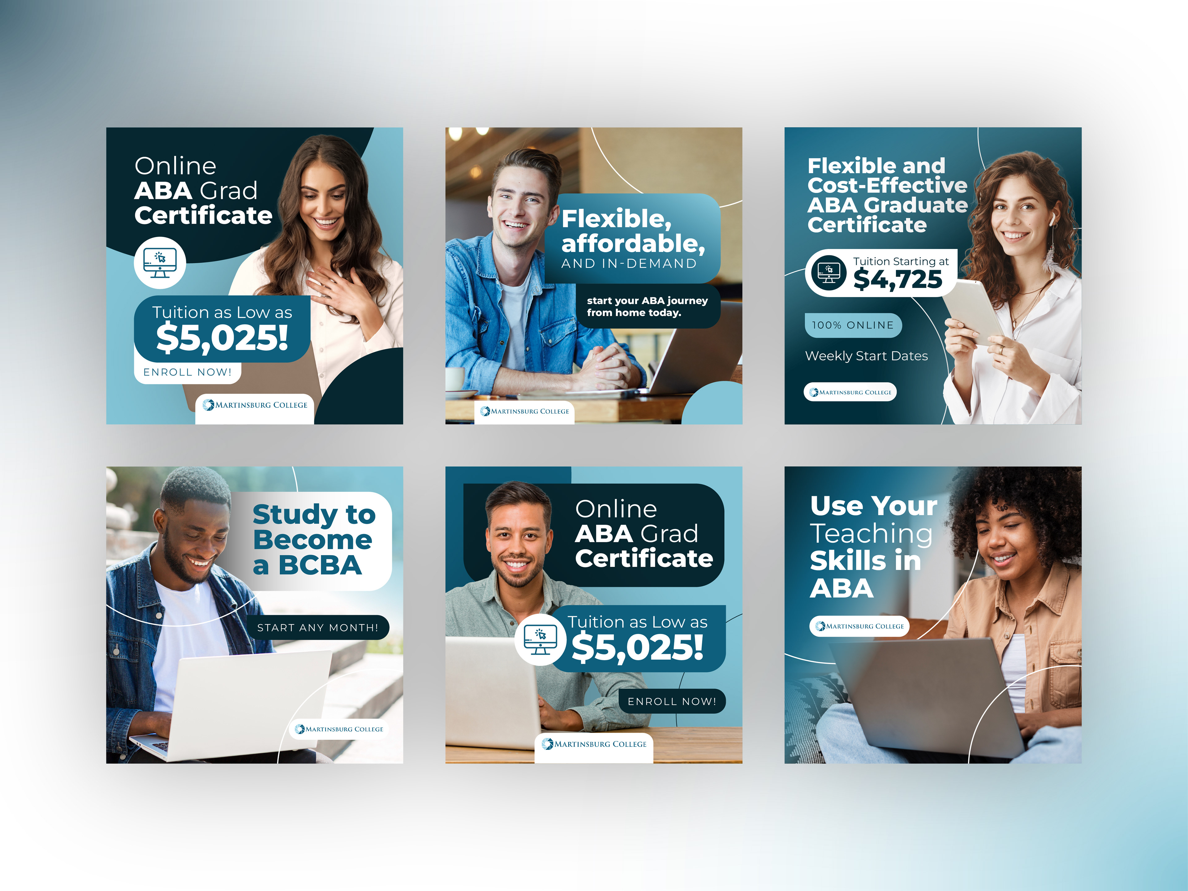 Martinsburg College — Social media design
