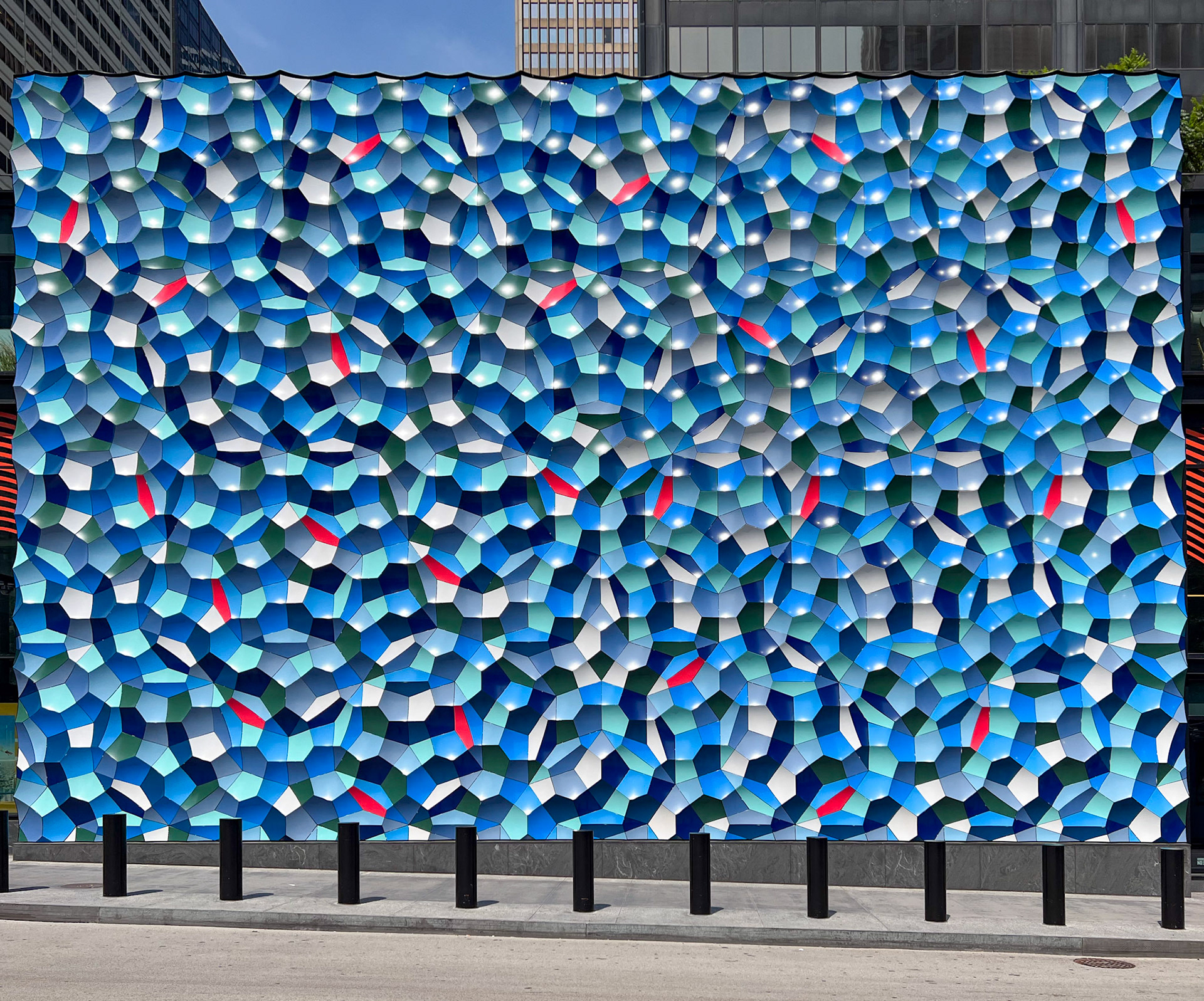 iPhone 13 Pro | Atmospheric wave wall by olafur eliasson