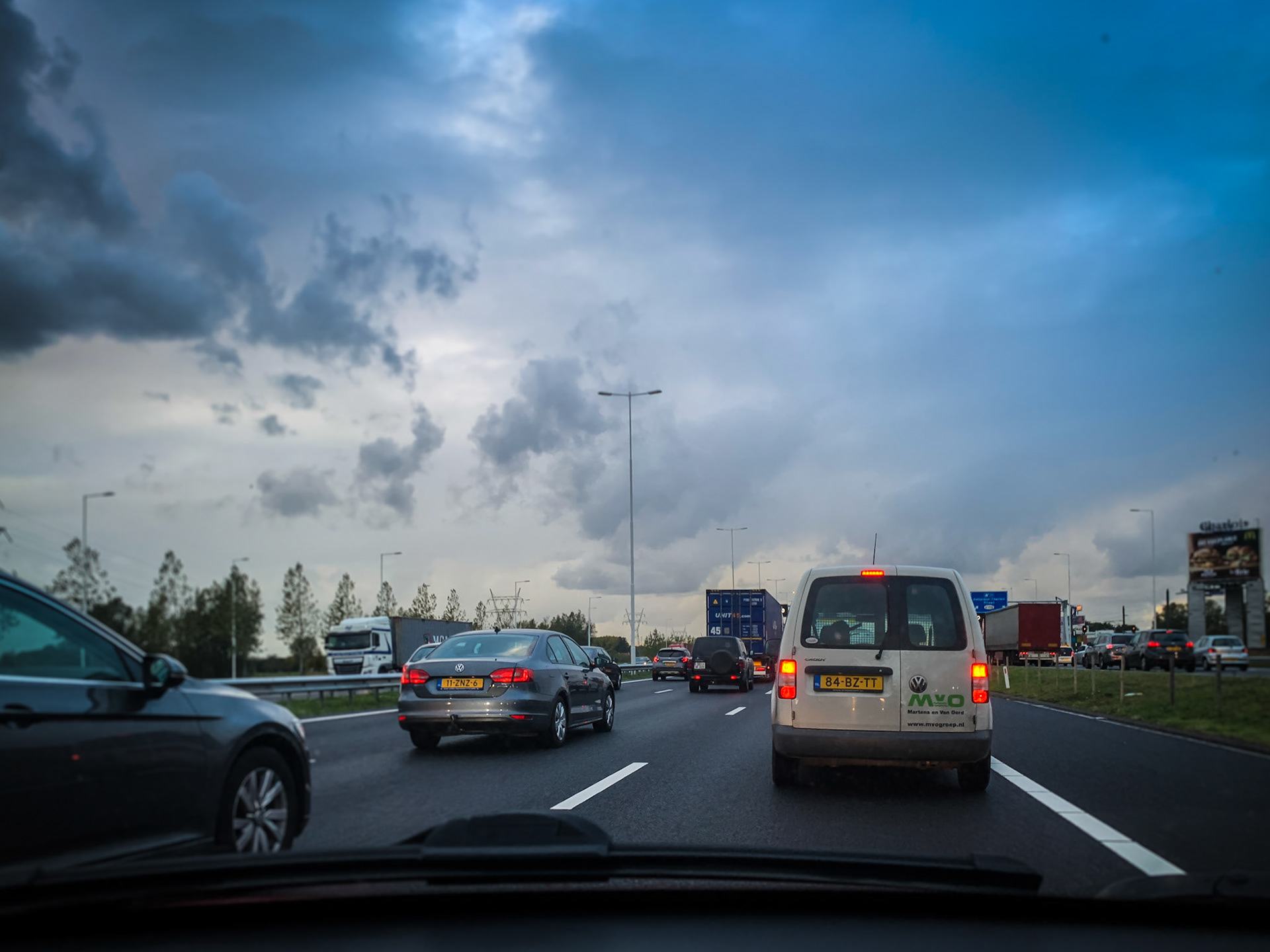 Dag -590: Lekker dan, lopend was ik sneller geweest.