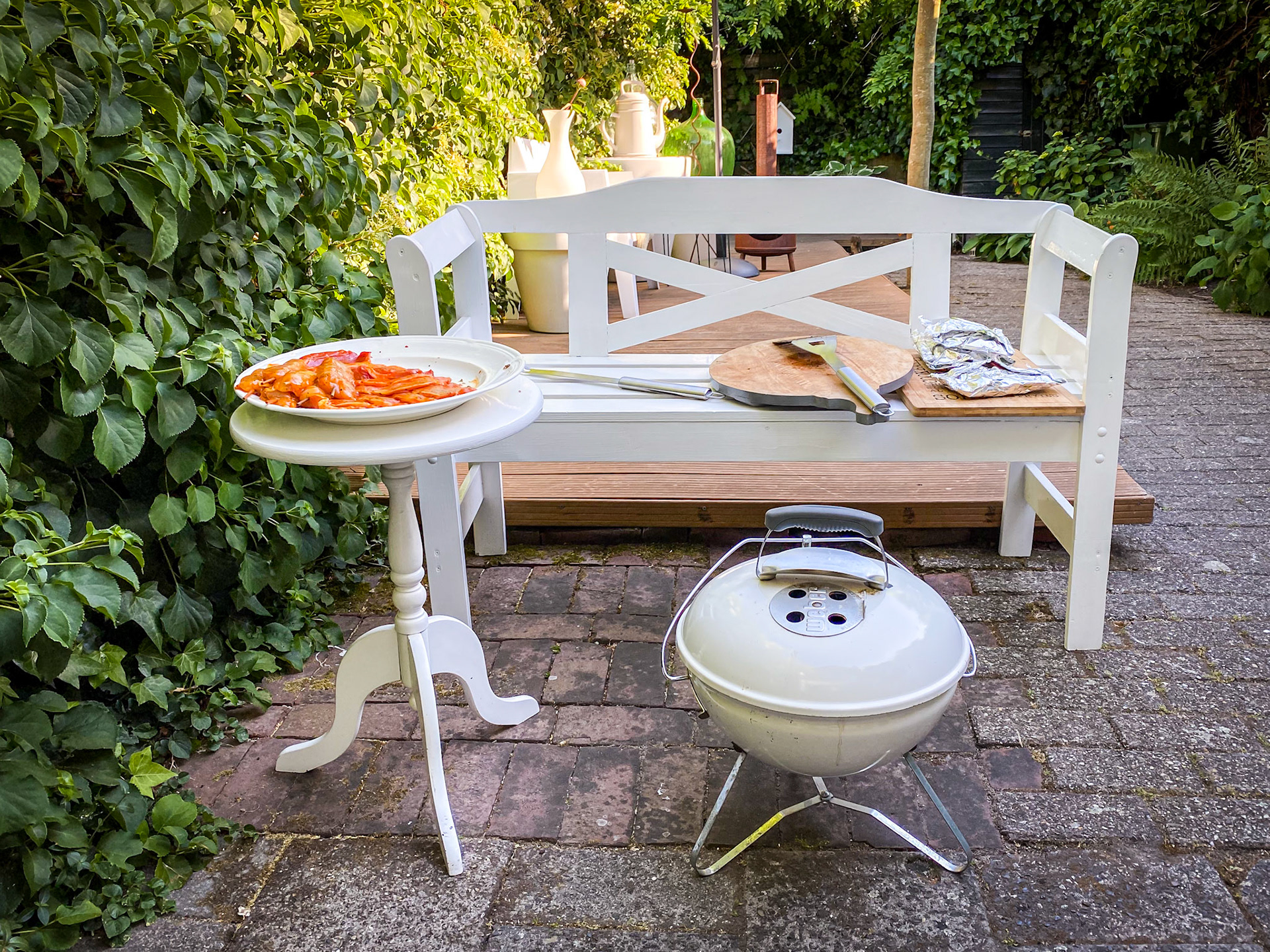 Dag 0: bbq met Geer en Bar.