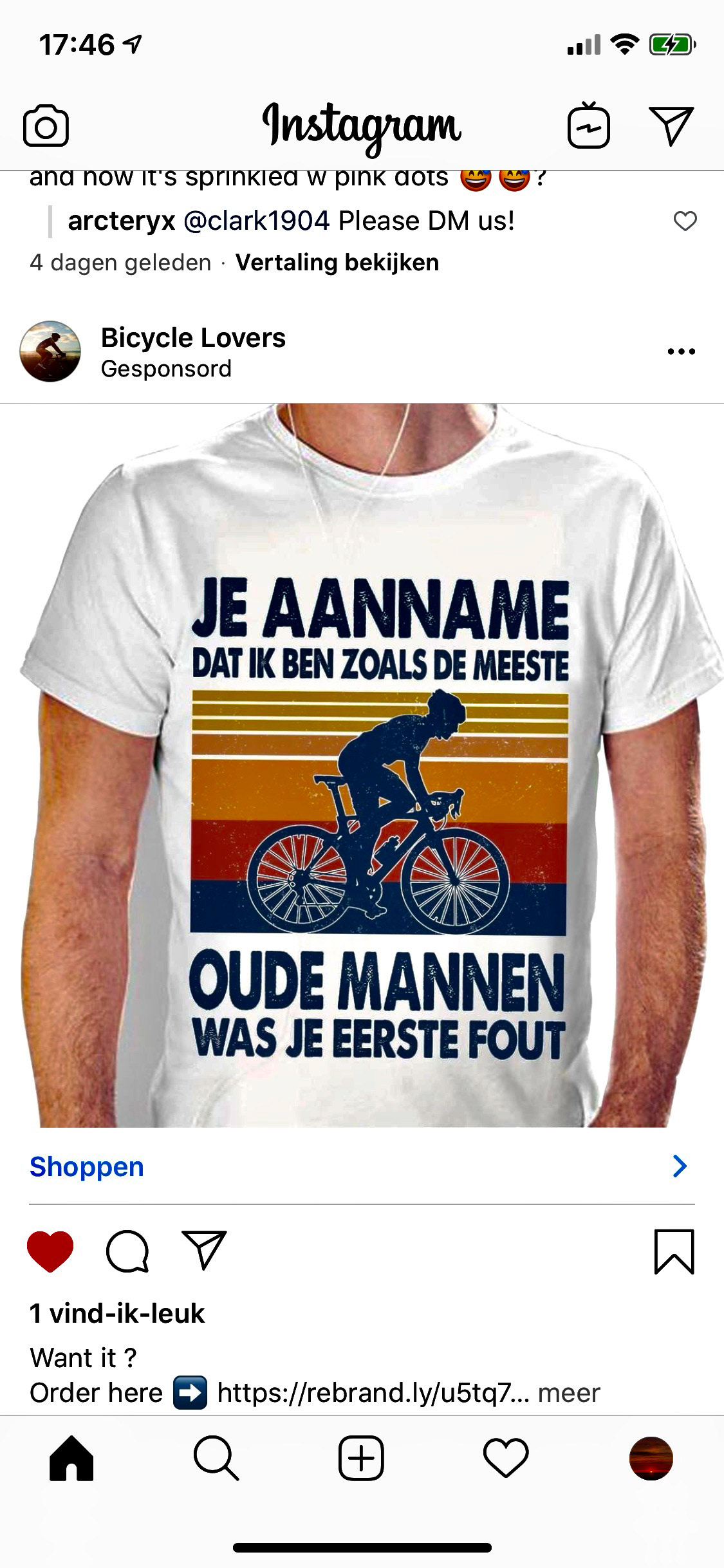 Dag -15: Misschien moet ik maar weer gaan fietsen.