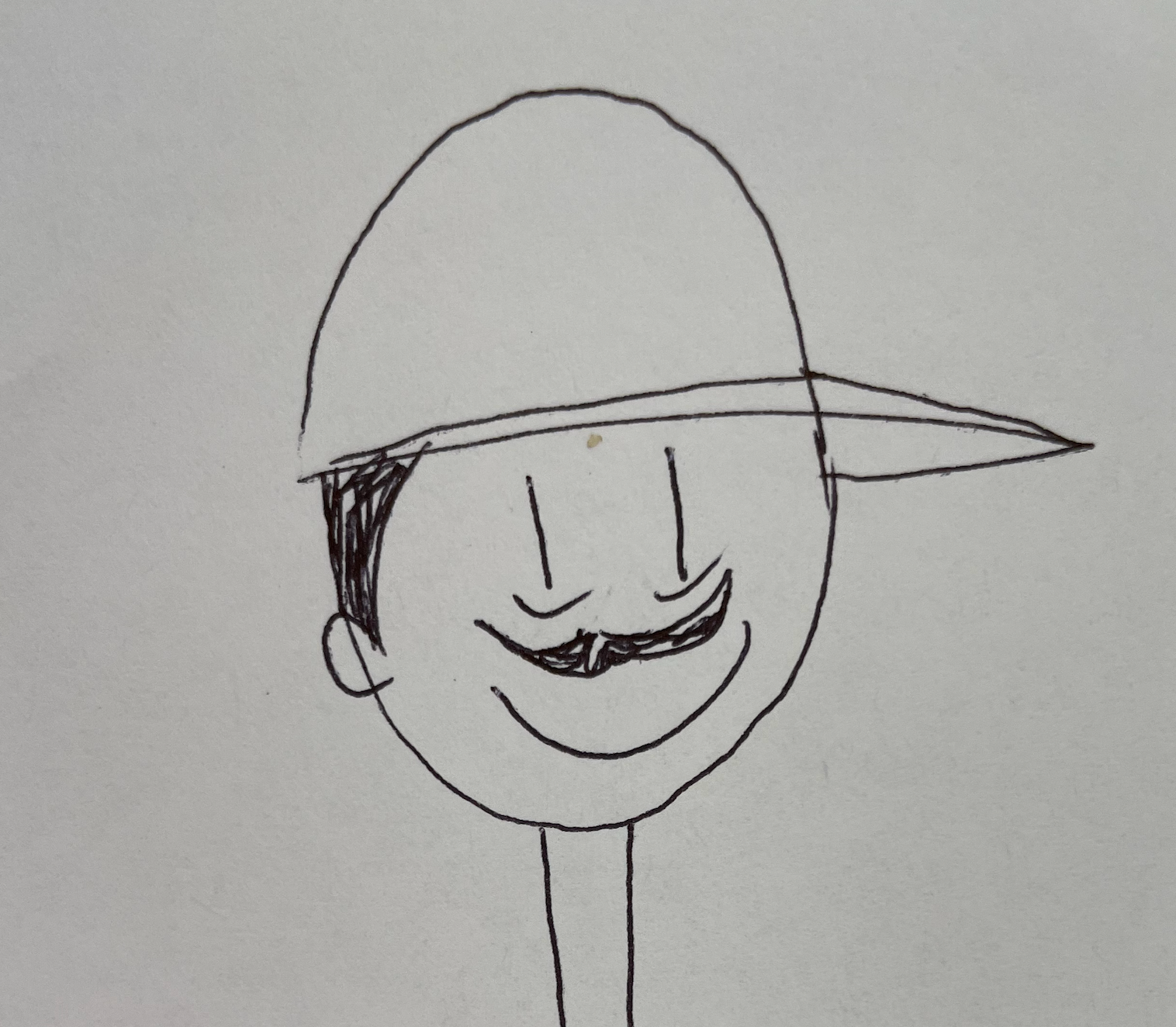 Dave has a long neck
