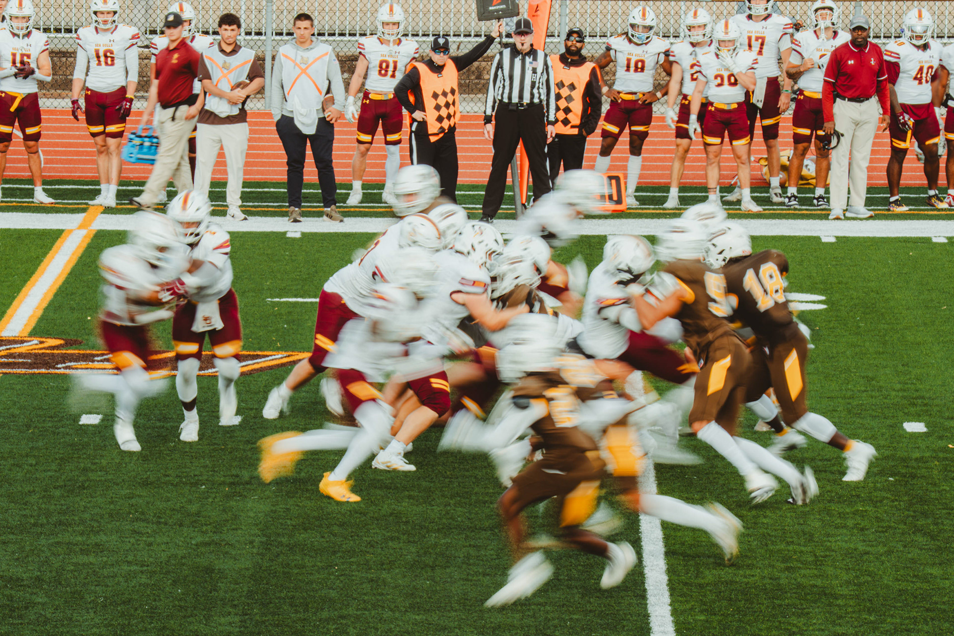 Rowan University host Salisbury University at Coach Richard Wackar Stadium in Glassboro, N.J., on Oct. 25, 2025.