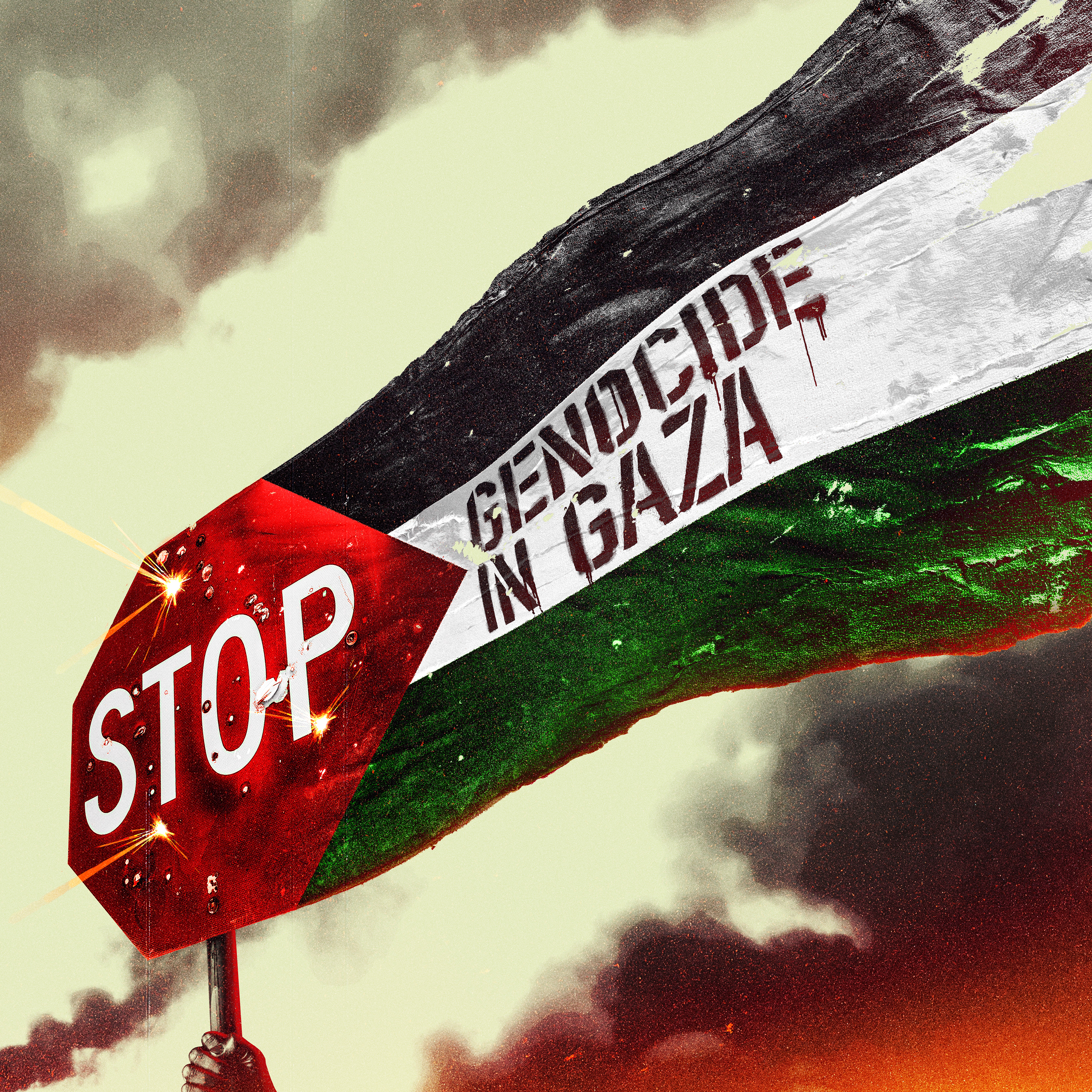 STOP, War, Starvation, Genocide in Gaza