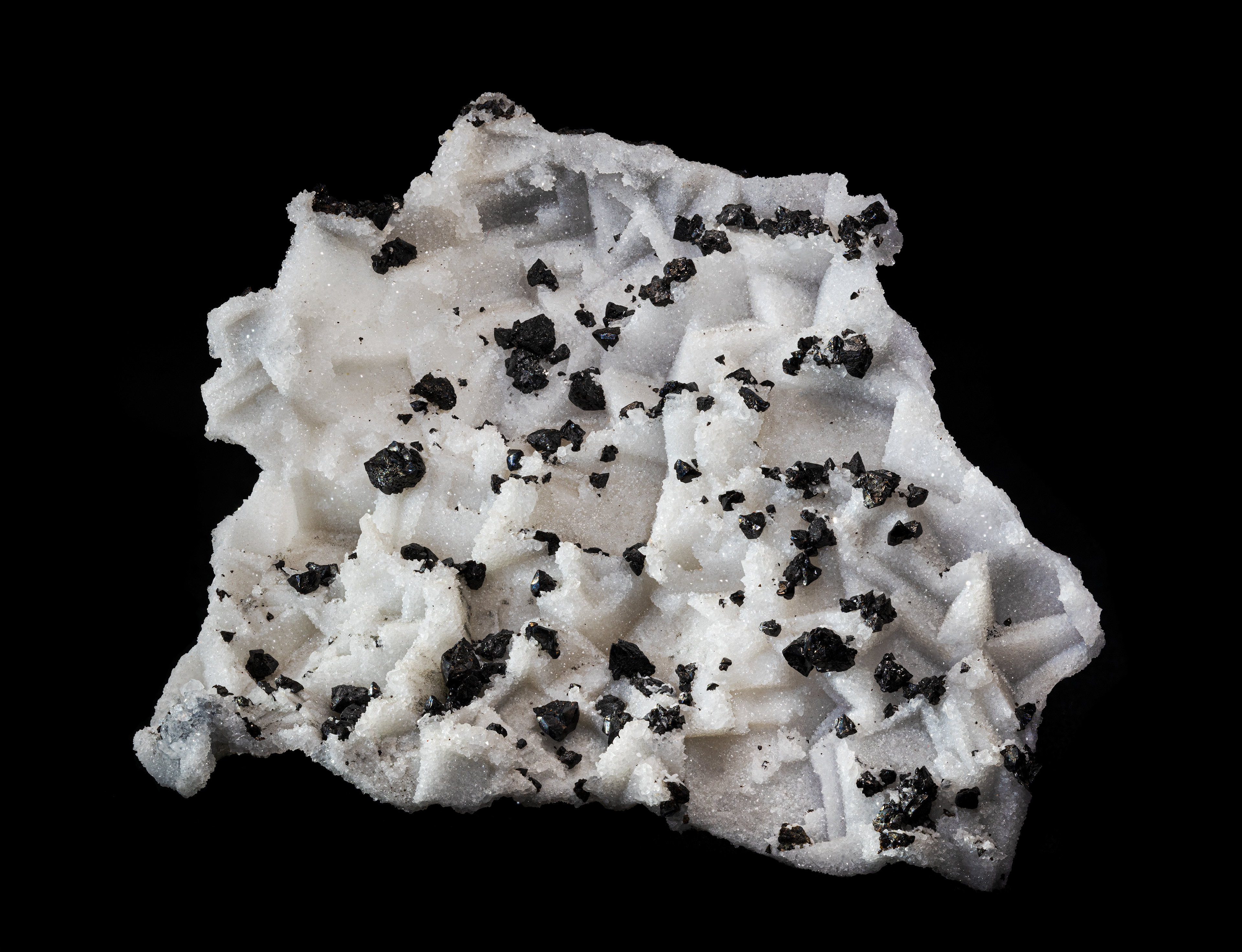 Quartz and Sphalerite