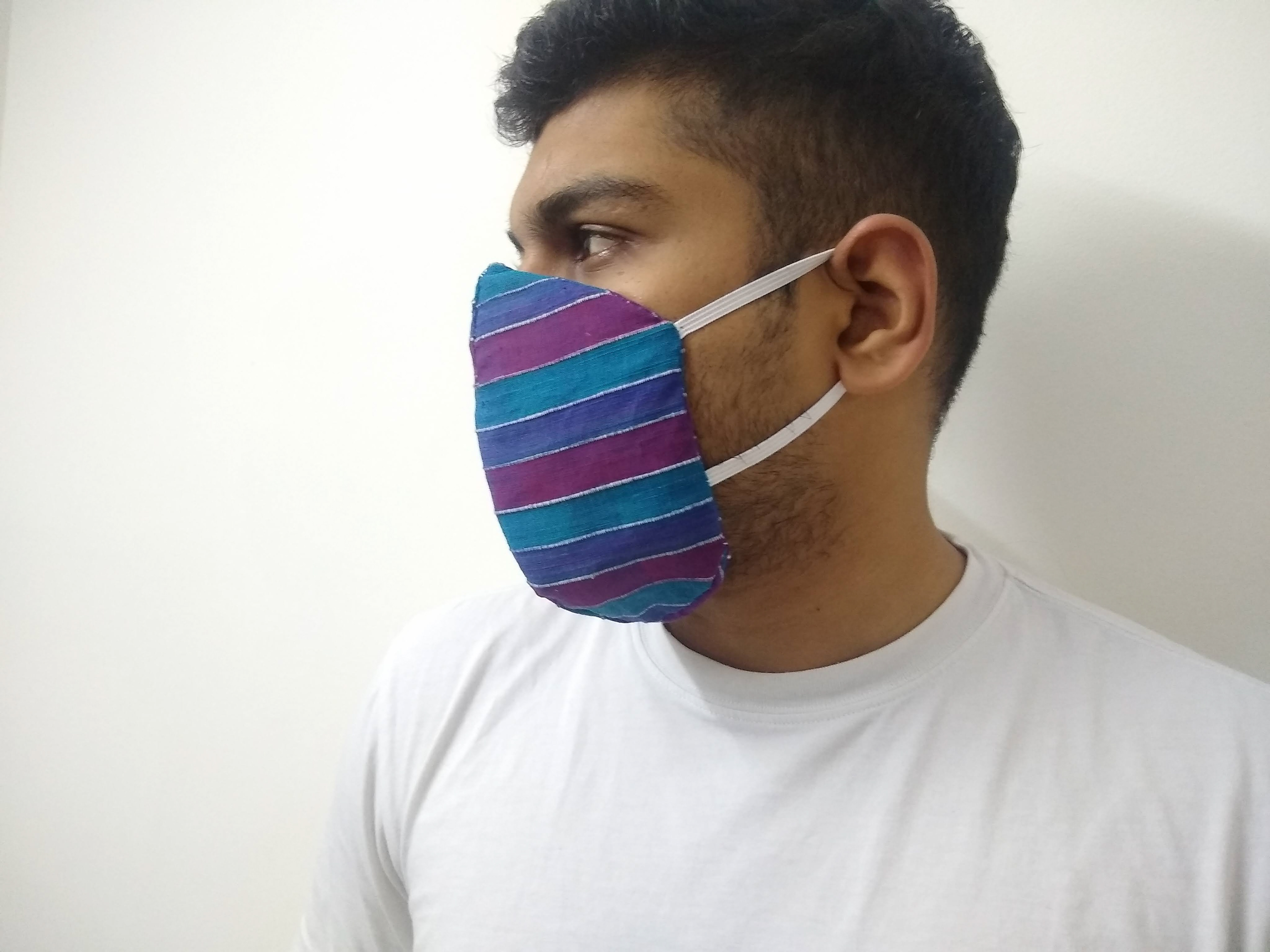 user wearing mask
