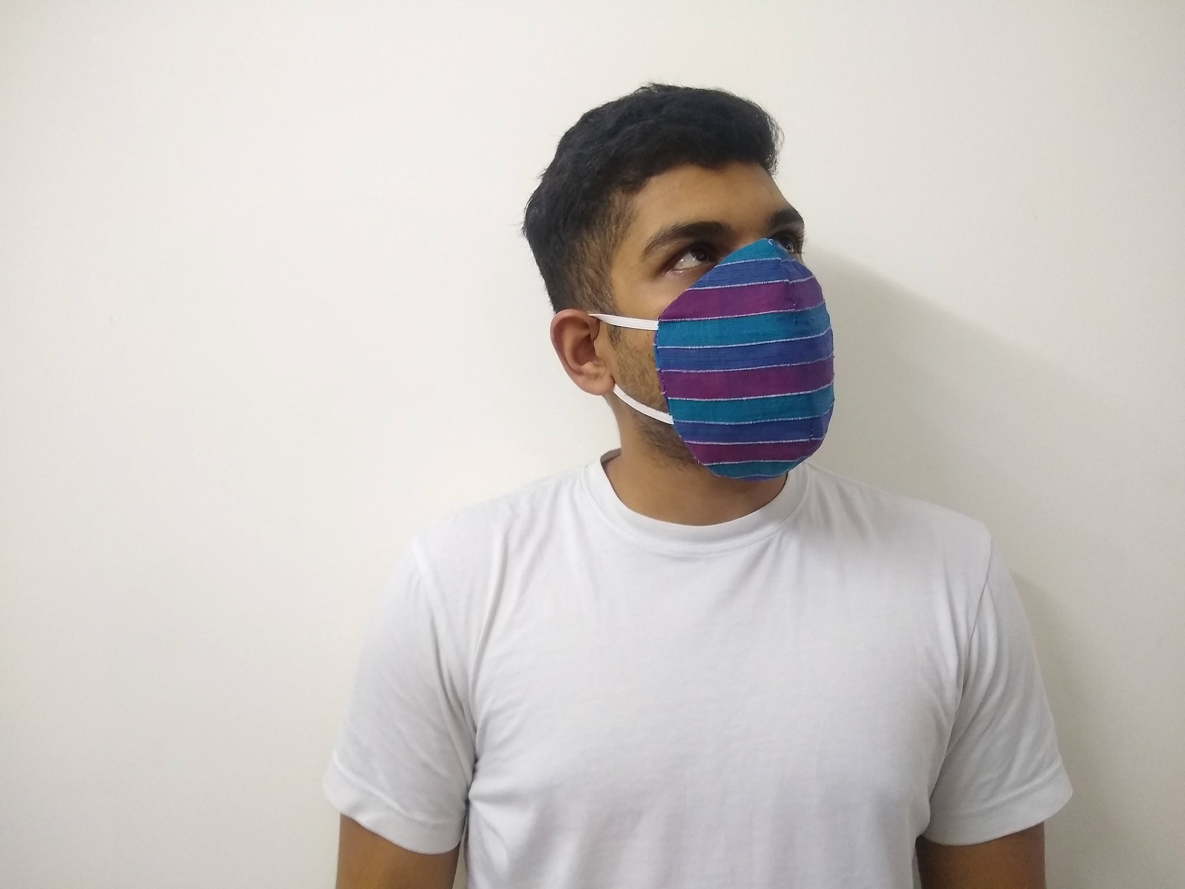 user wearing mask