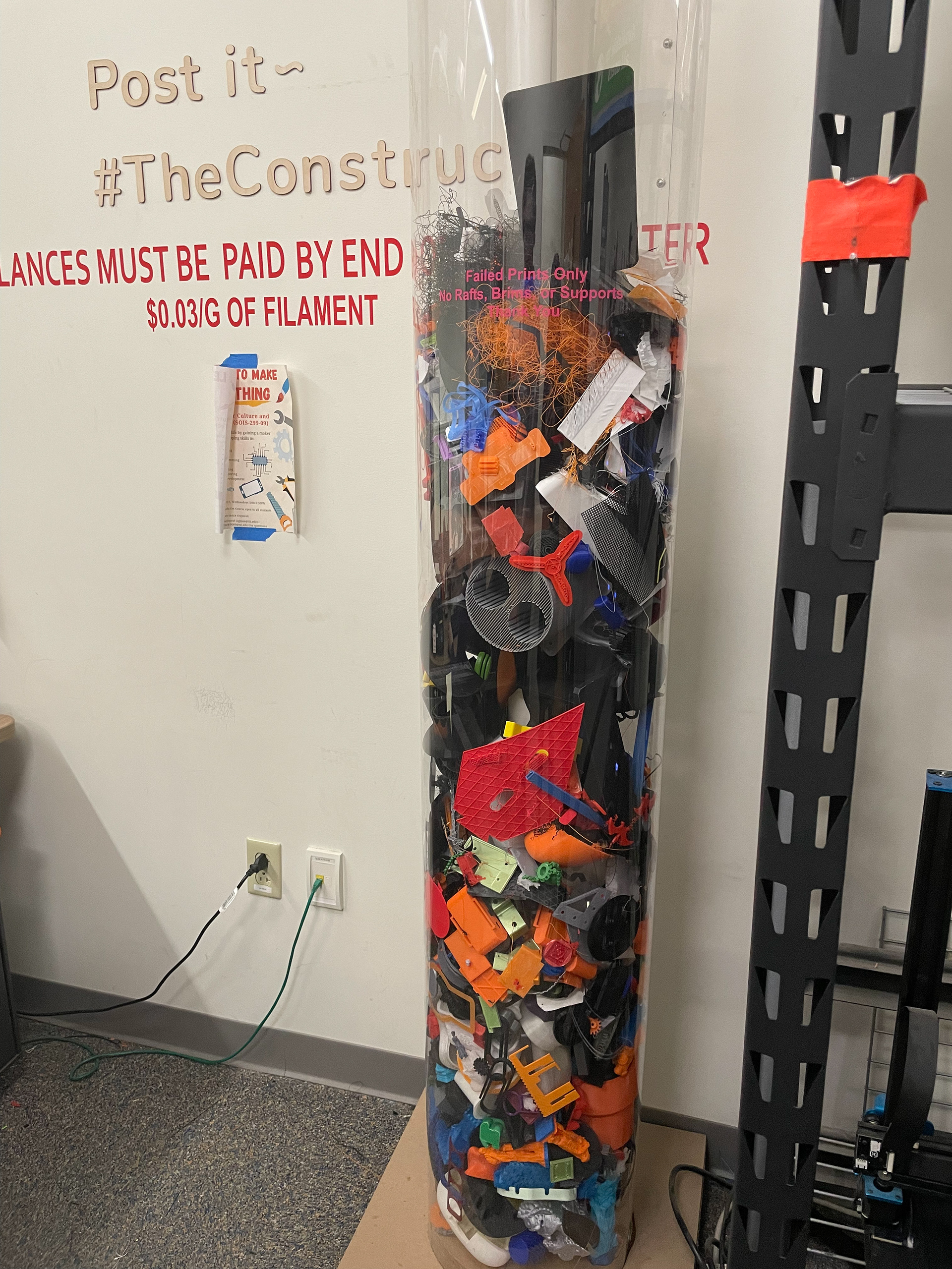 Figure 6: Failed 3D prints