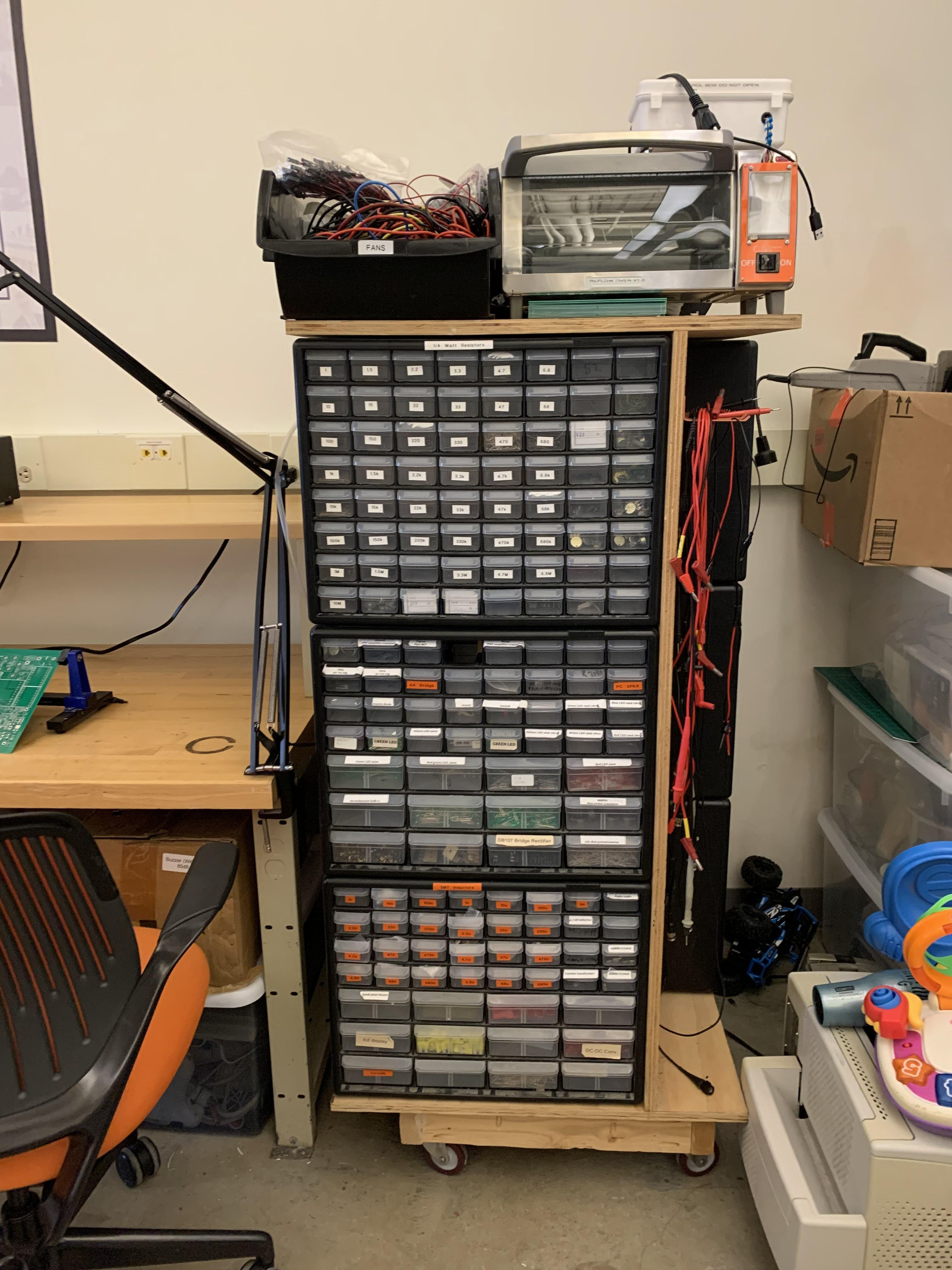 Figure 8: Drawer for electrical parts
