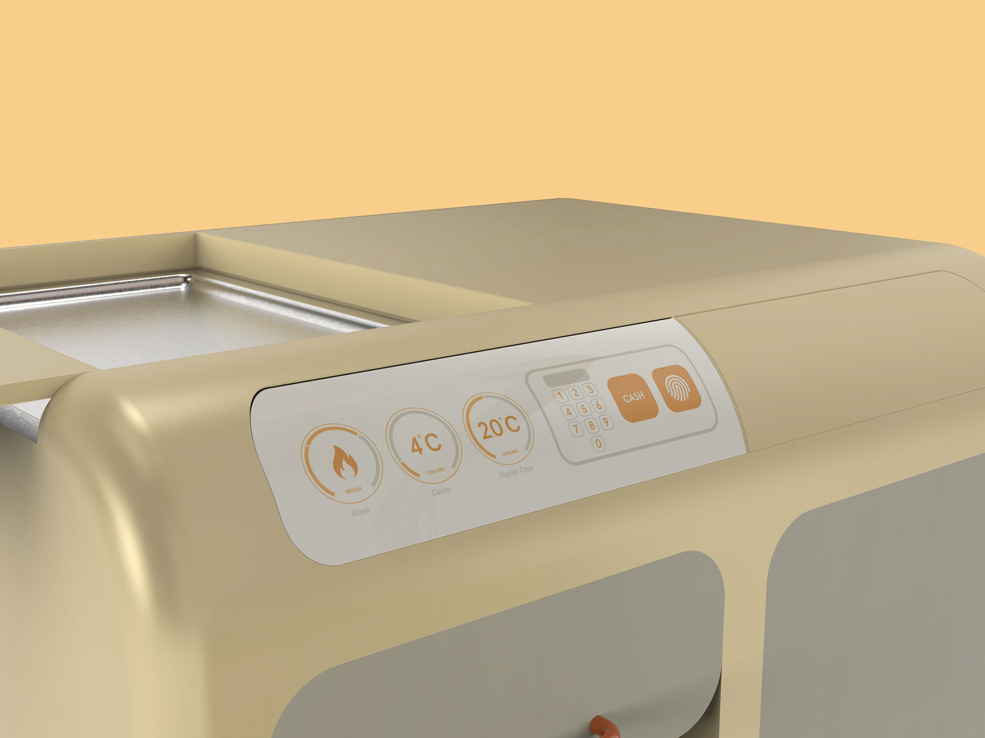 Control Panel for Stove and Cooling Storage