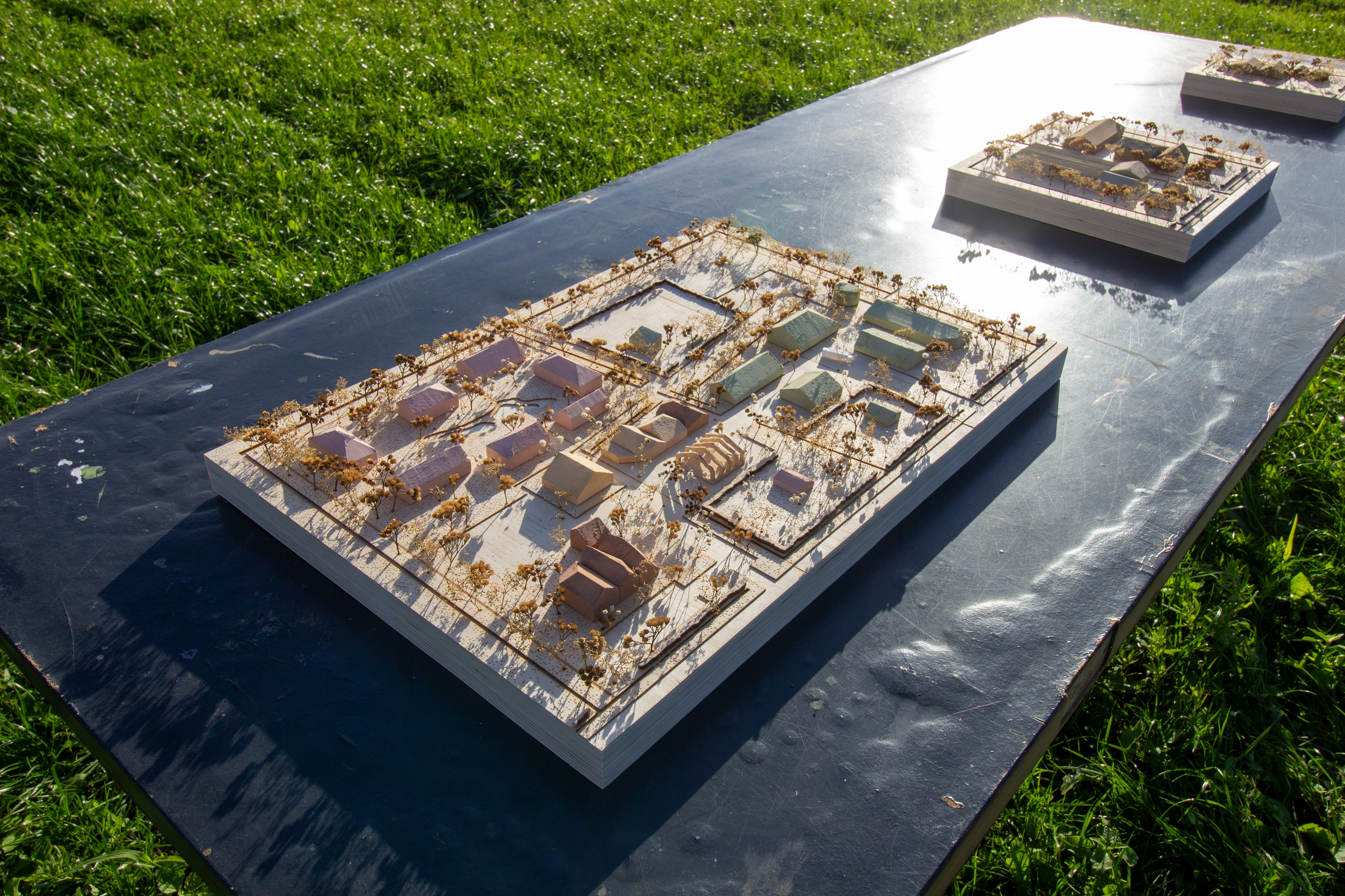 maquette van het hoofderf