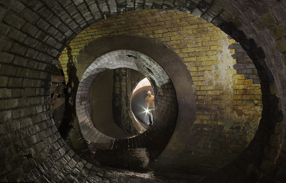 de voormalige Fleet River nu als ondergrondse waterloop, foto door sub-urban.com