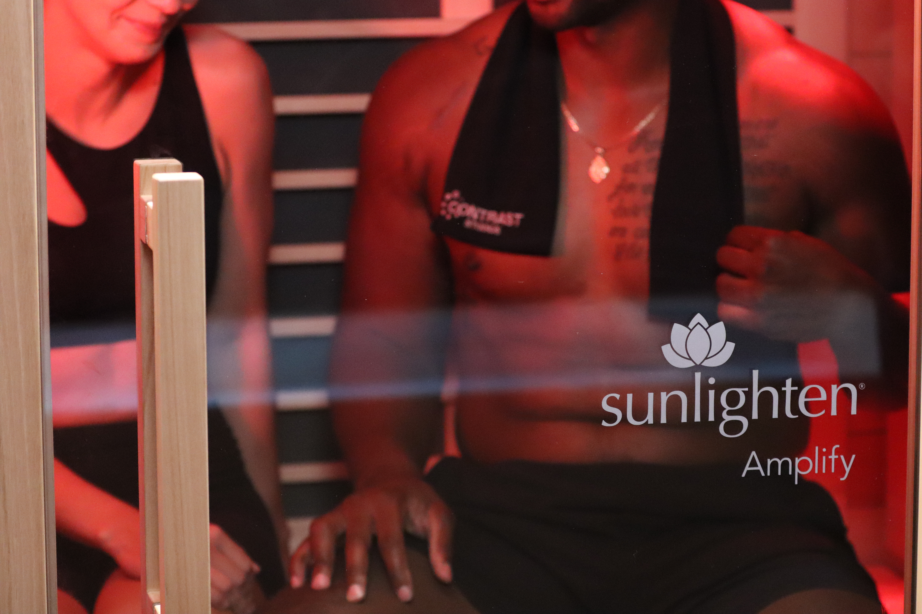 Couple in Infrared Sauna