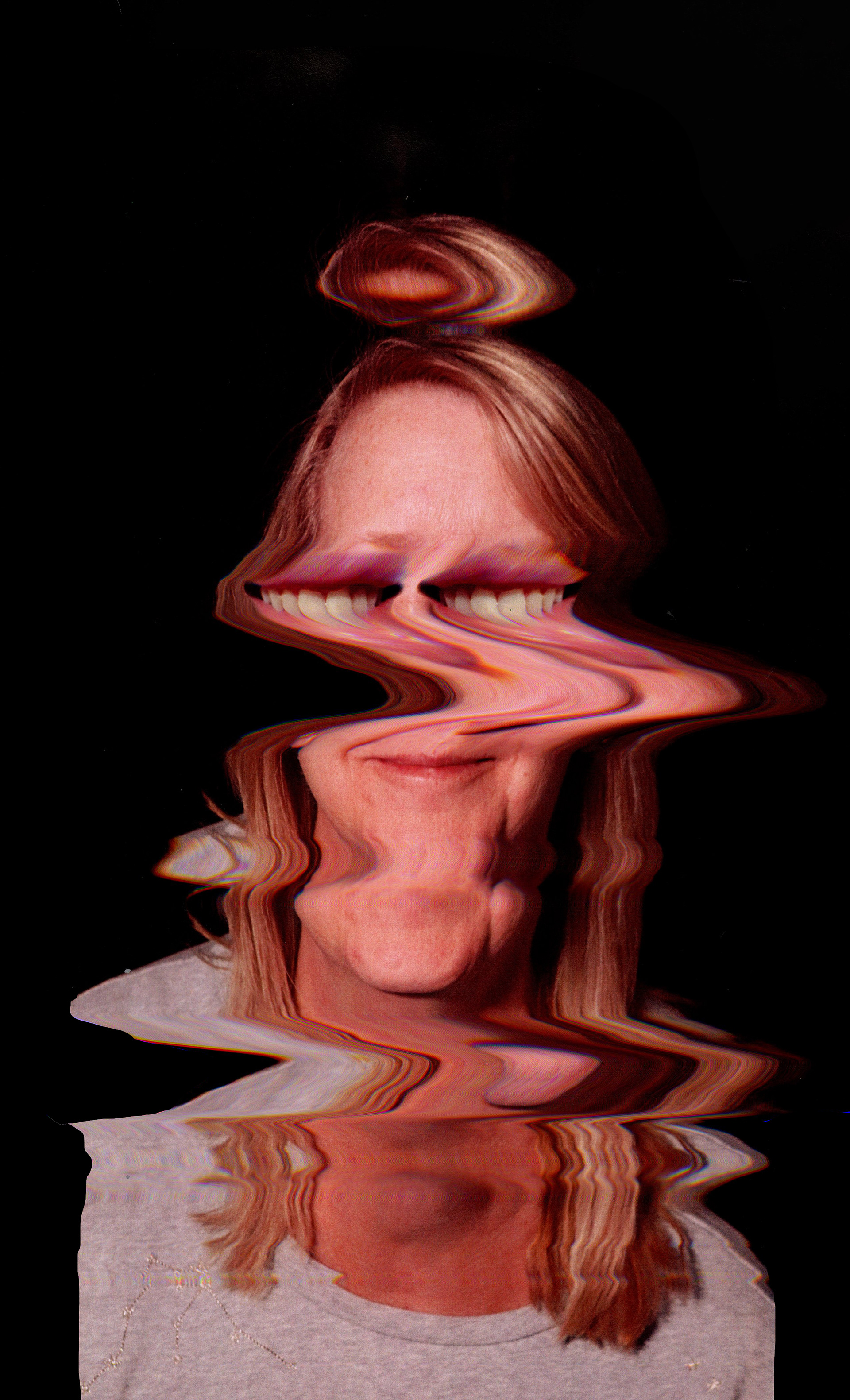 Scanner Collage Distortion