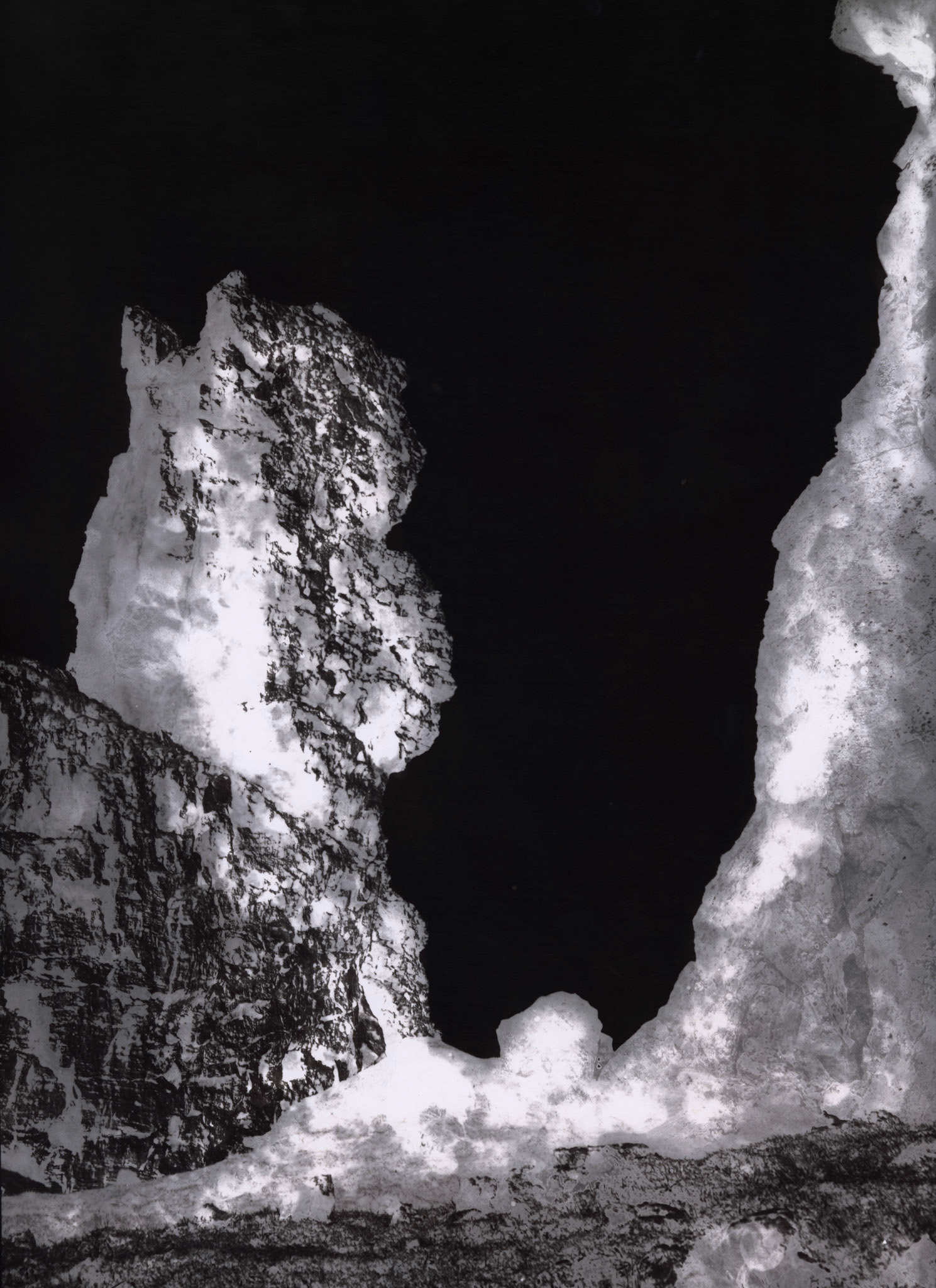 pseudo solarized silver gelatin