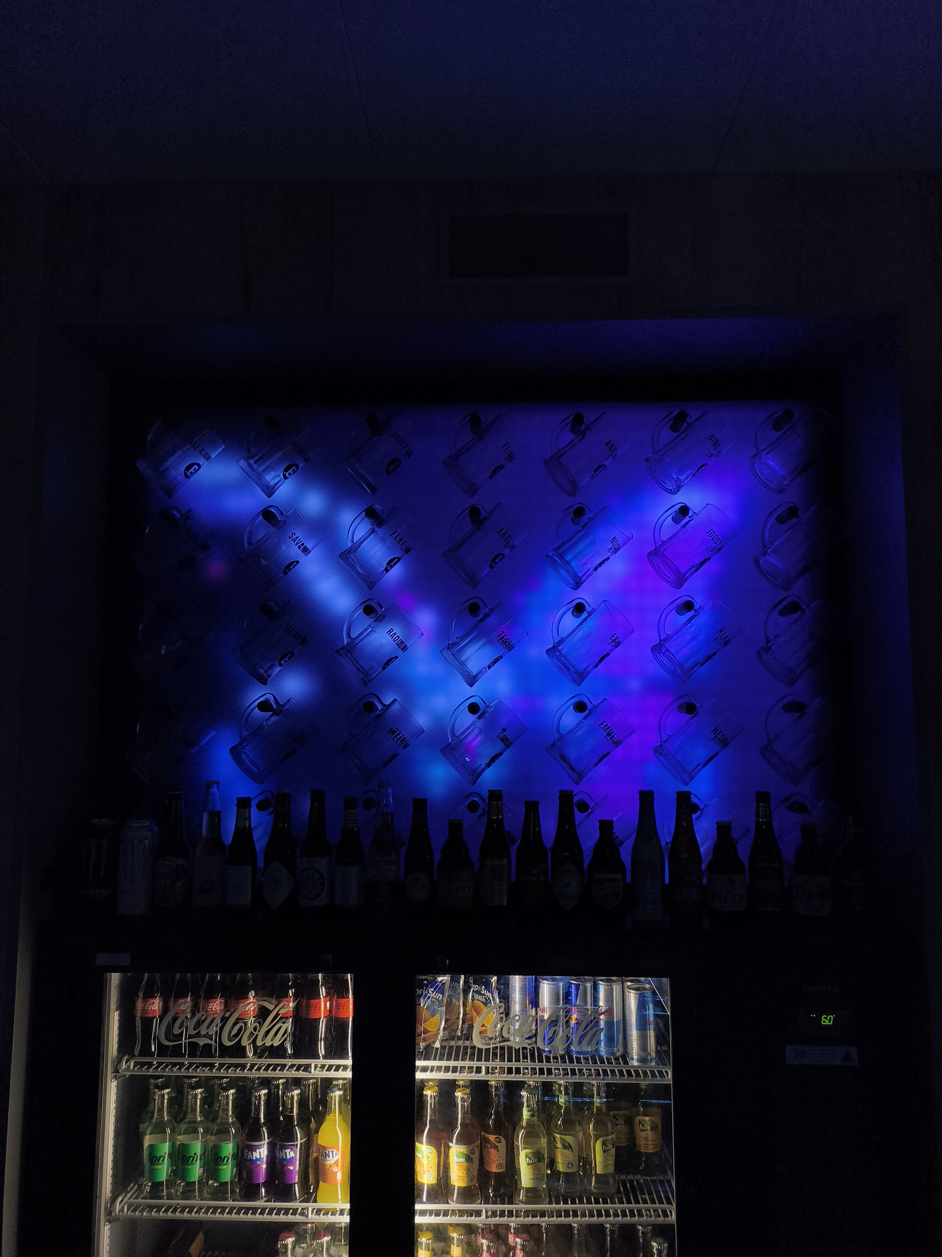 LED wall butterfly projection