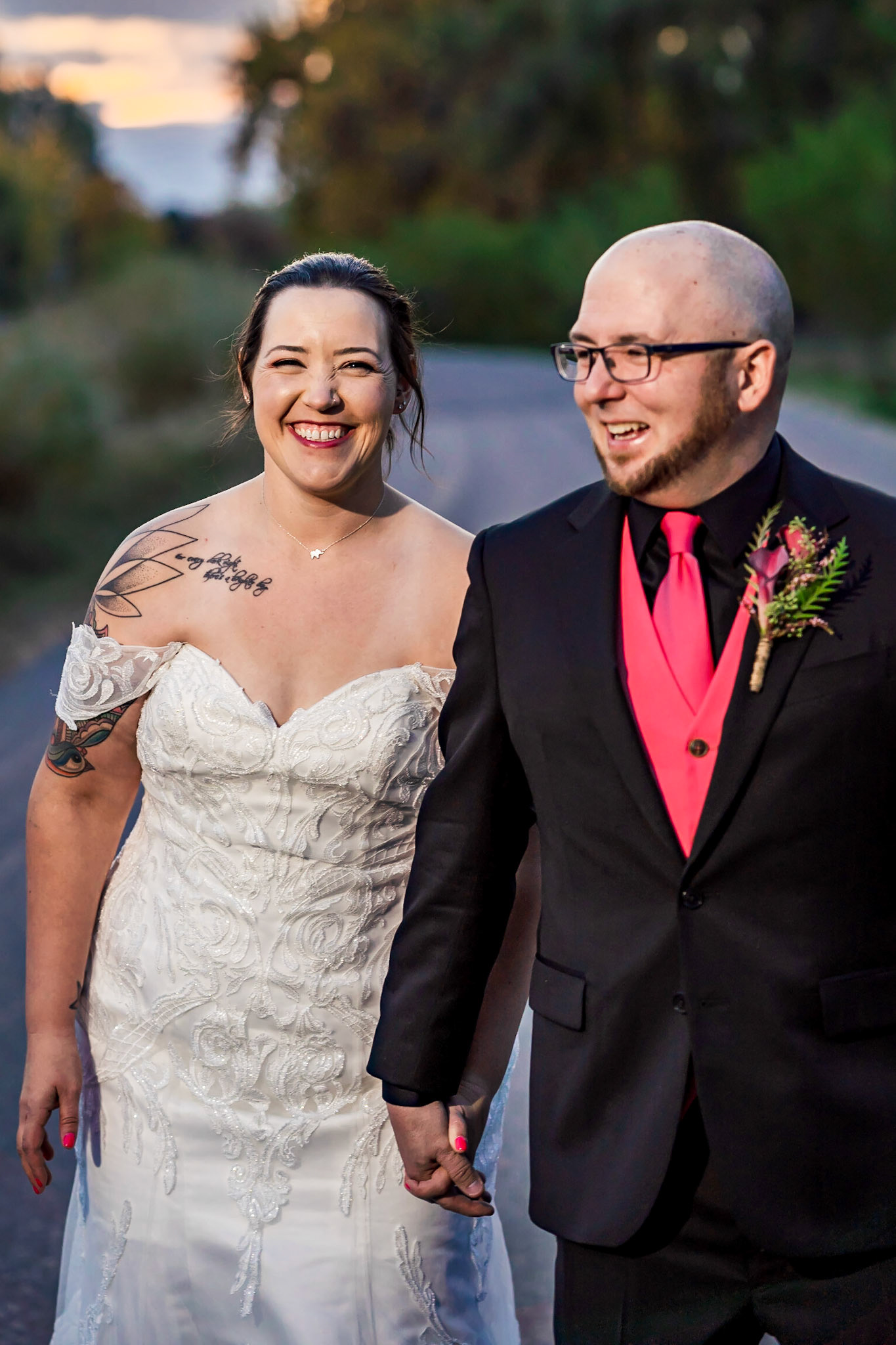 Backyard wedding, Lafayette, CO, USA