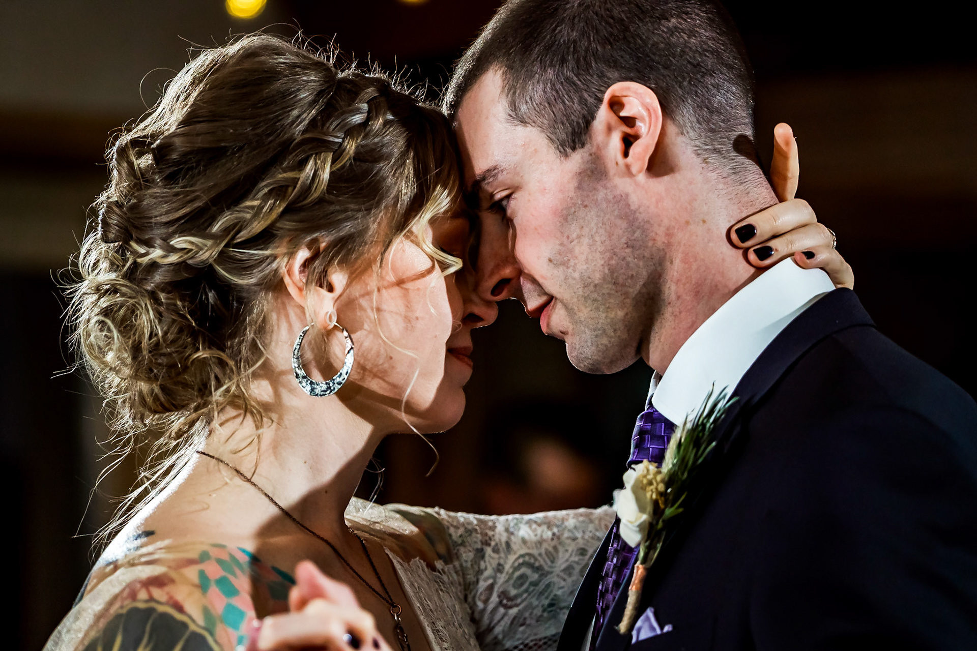 Colorful wedding at the Rembrandt Yard in Boulder, Colorado. Corgi ring bearer.