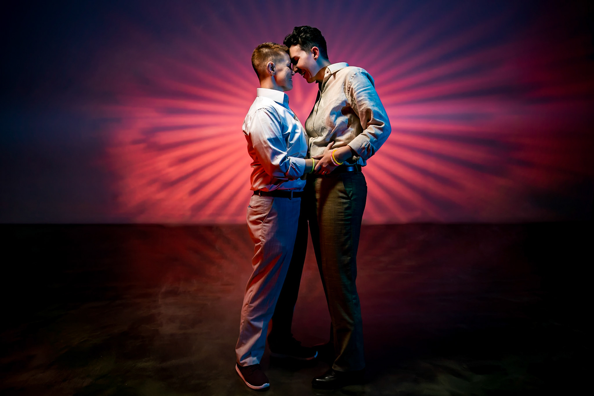 Joyful, queer, spring wedding at A View on State in Omaha, Nebraska