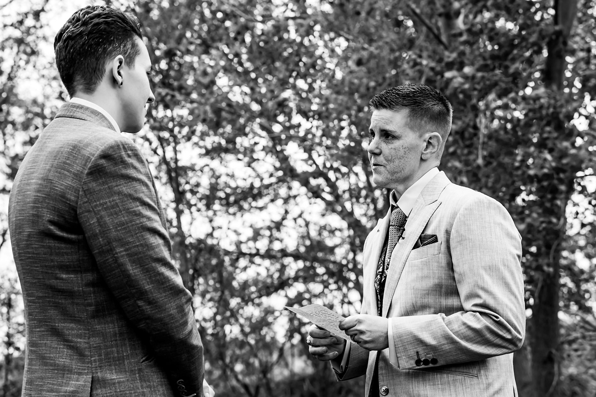 Joyful, queer, spring wedding at A View on State in Omaha, Nebraska