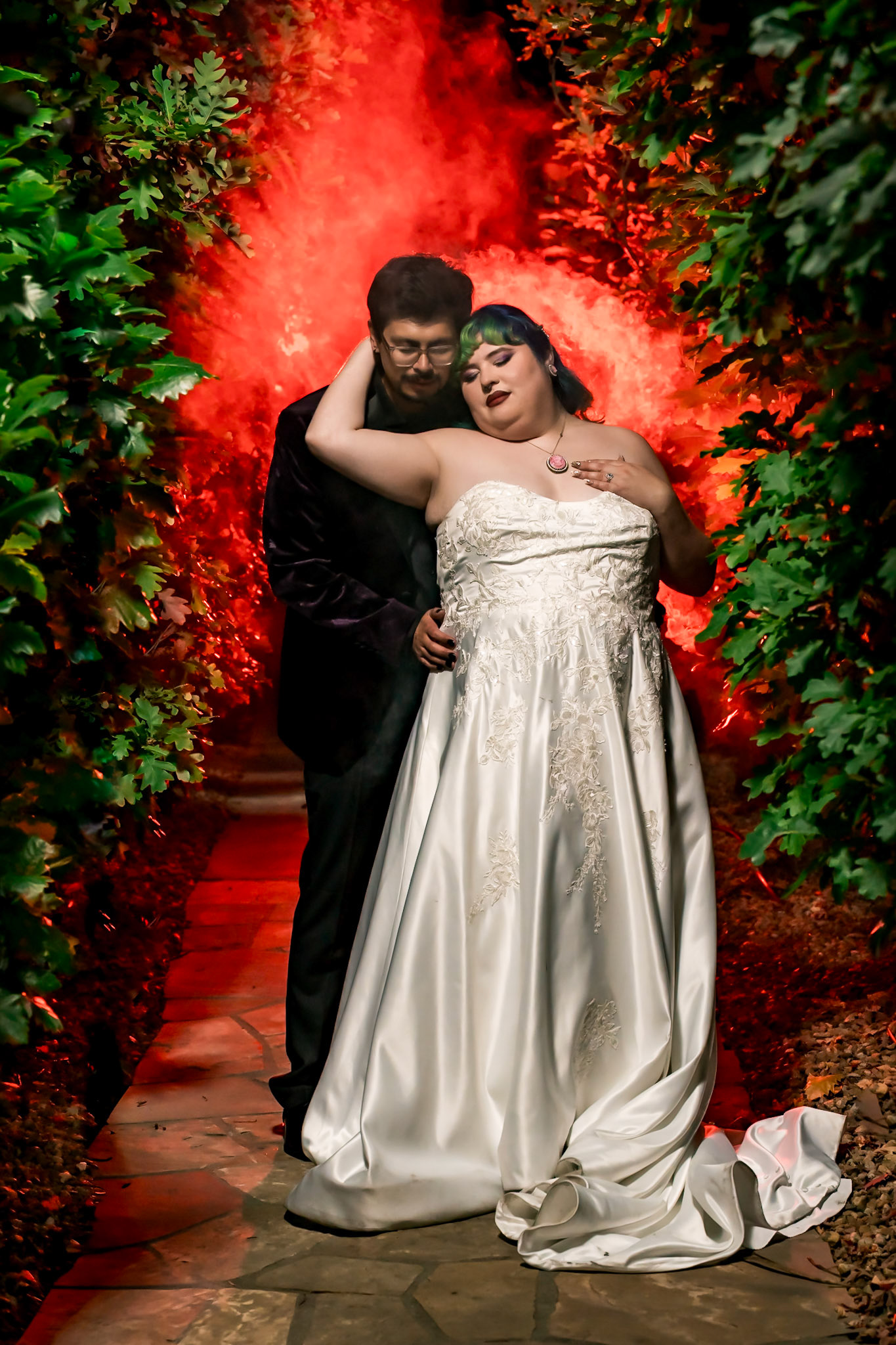 Multicultural Halloween Wedding at Baldoria on the Water in Lakewood, CO