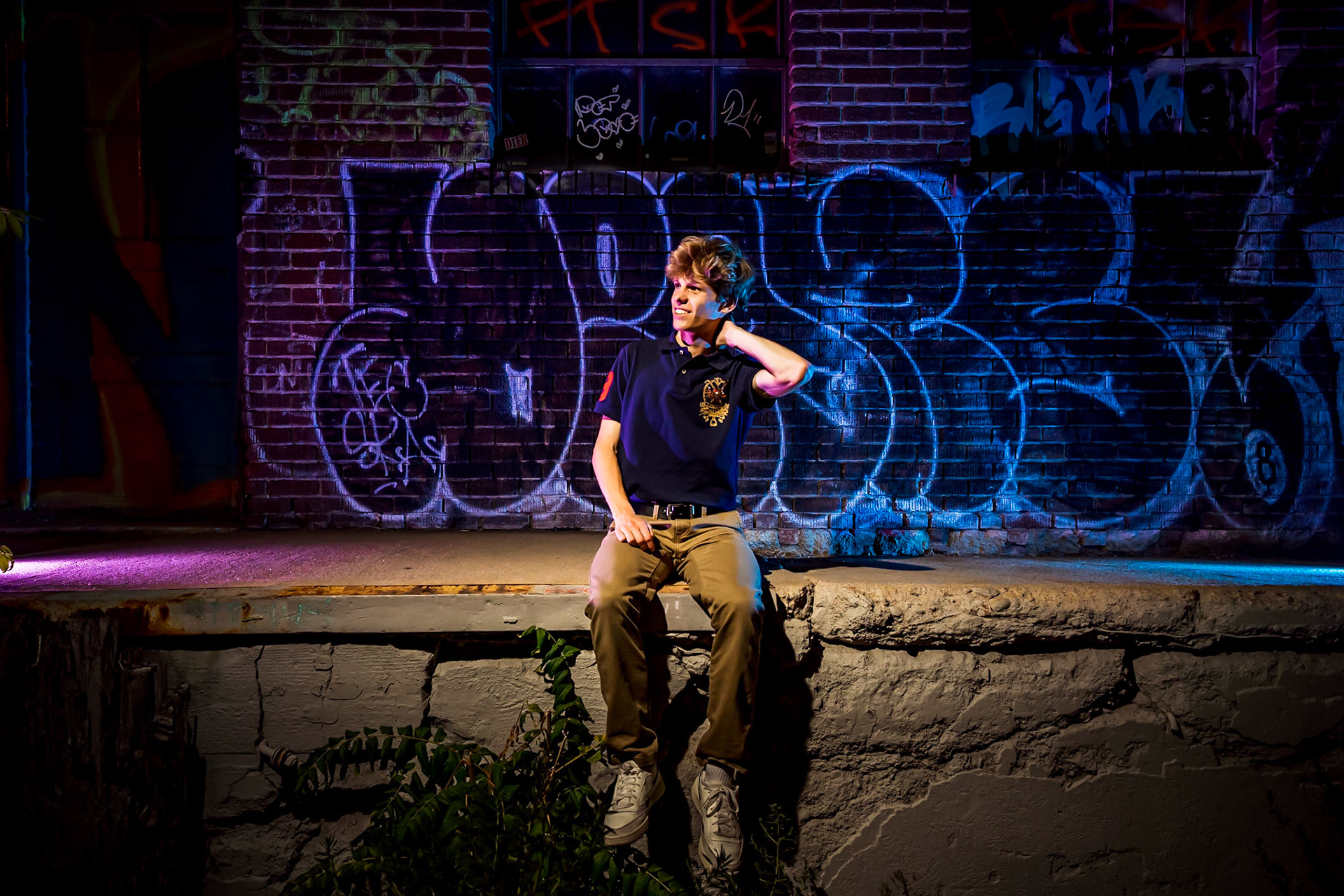 Fun, colorful, and chill high school senior portraits in Denver, Colorado