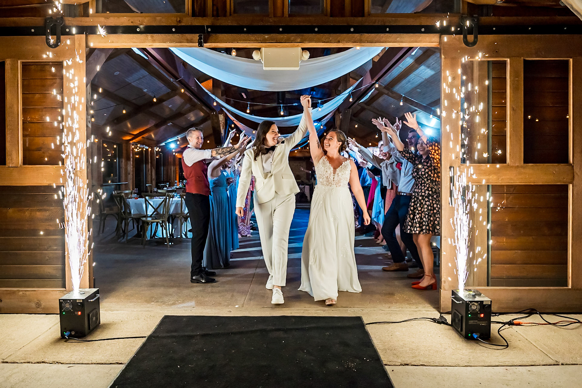 A bold and vibrant autumn wedding at Mountain View Ranch by Wedegewood Weddings.