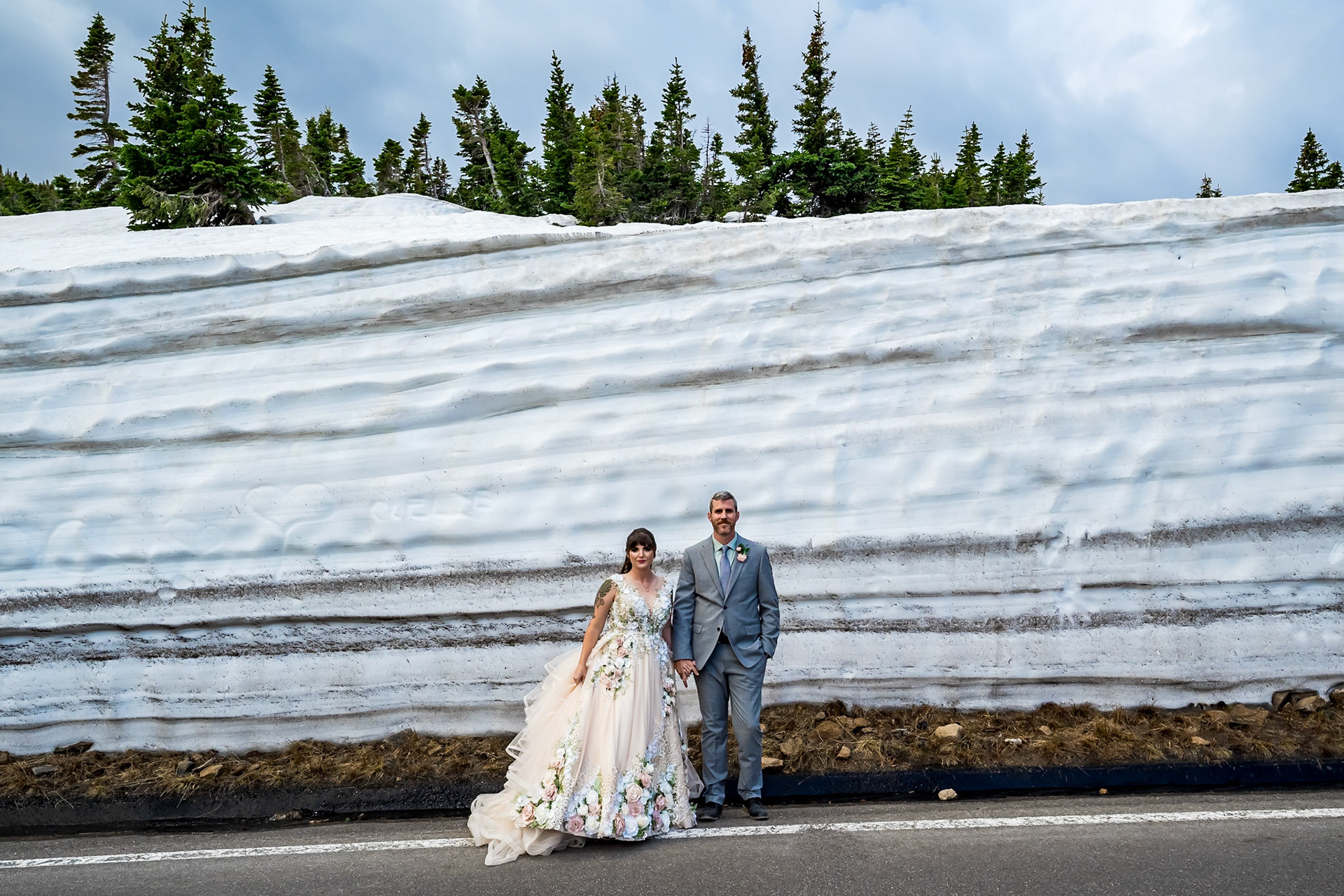 Epic wedding day portrait session in RMNP