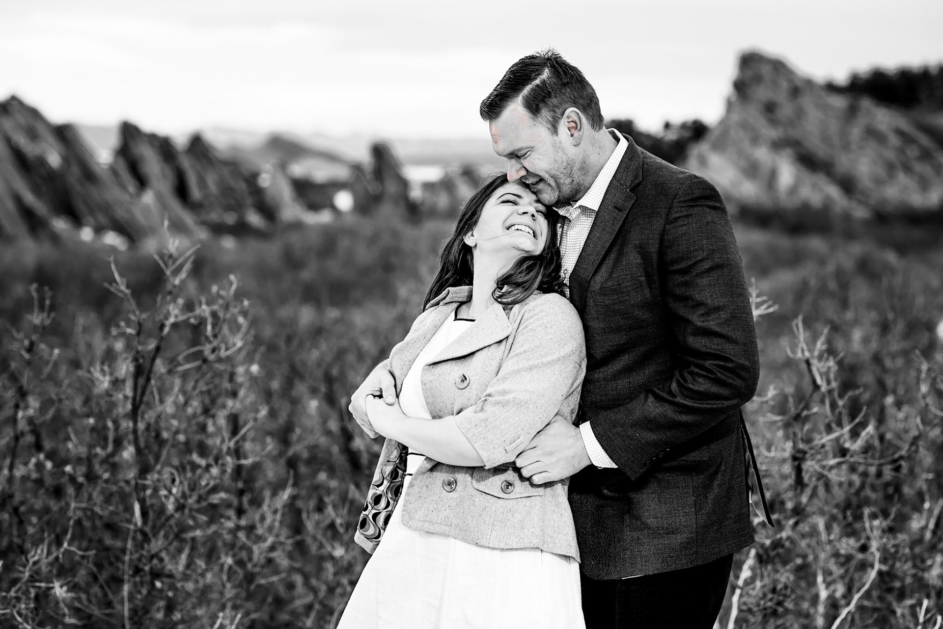 fun, chill engagement photography session in Denver, CO