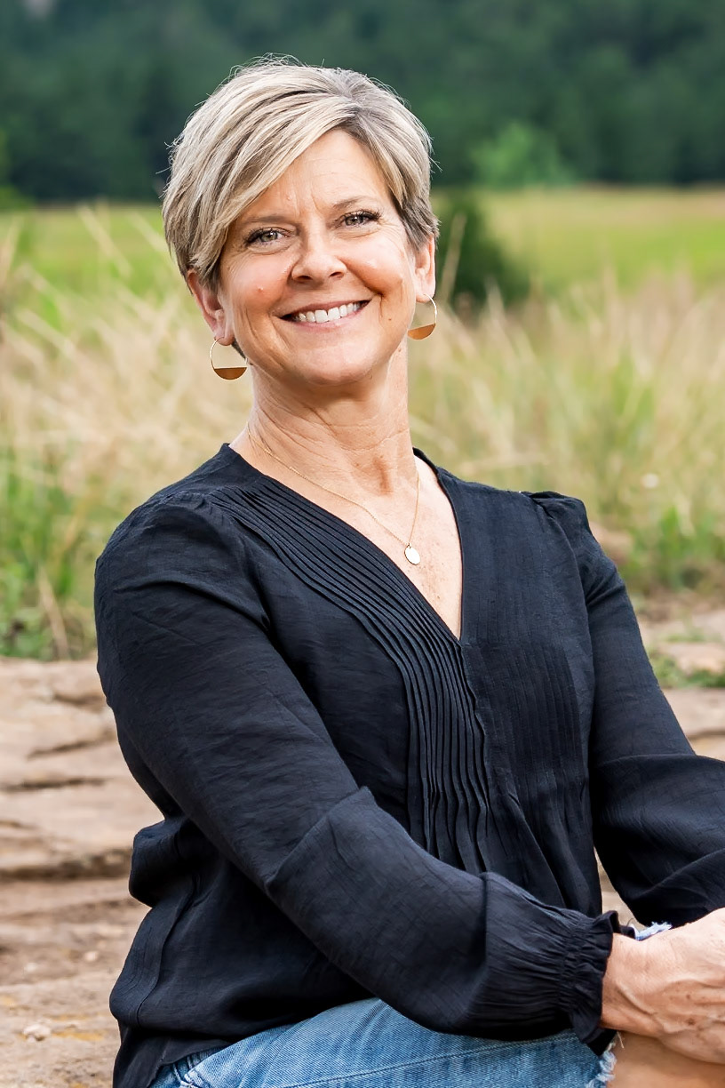 Group headshots at Chautauqua Park in Boulder, CO