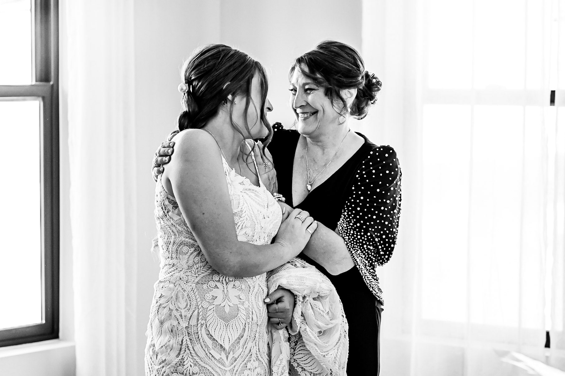 Fun, colorful, wedding at Shift Workspaces in Denver, CO with a stylish wedding party and dog ring bearer