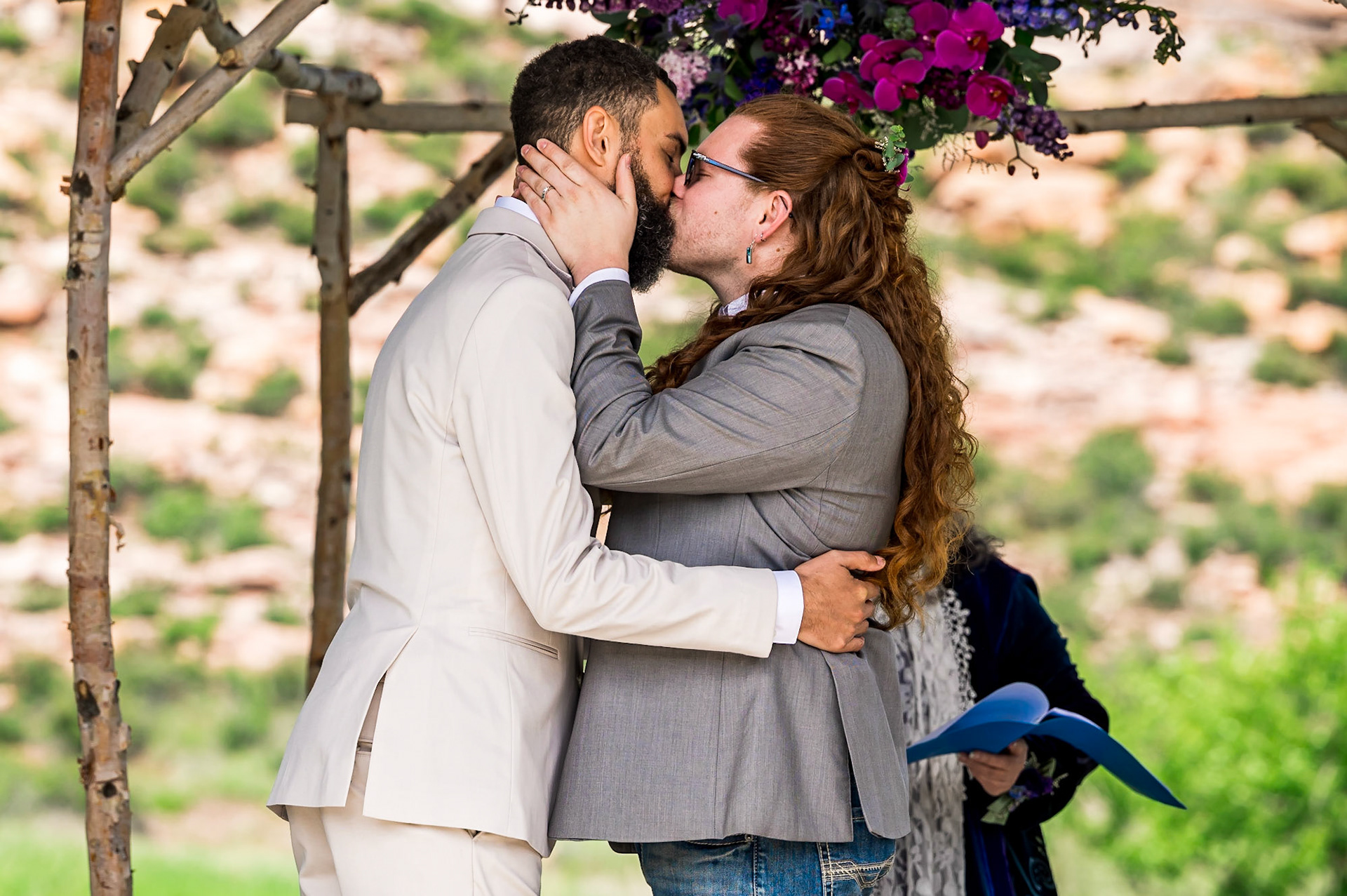 Wedding ceremony in Lory State Park and Recpetion in Fort Collins, Colorado